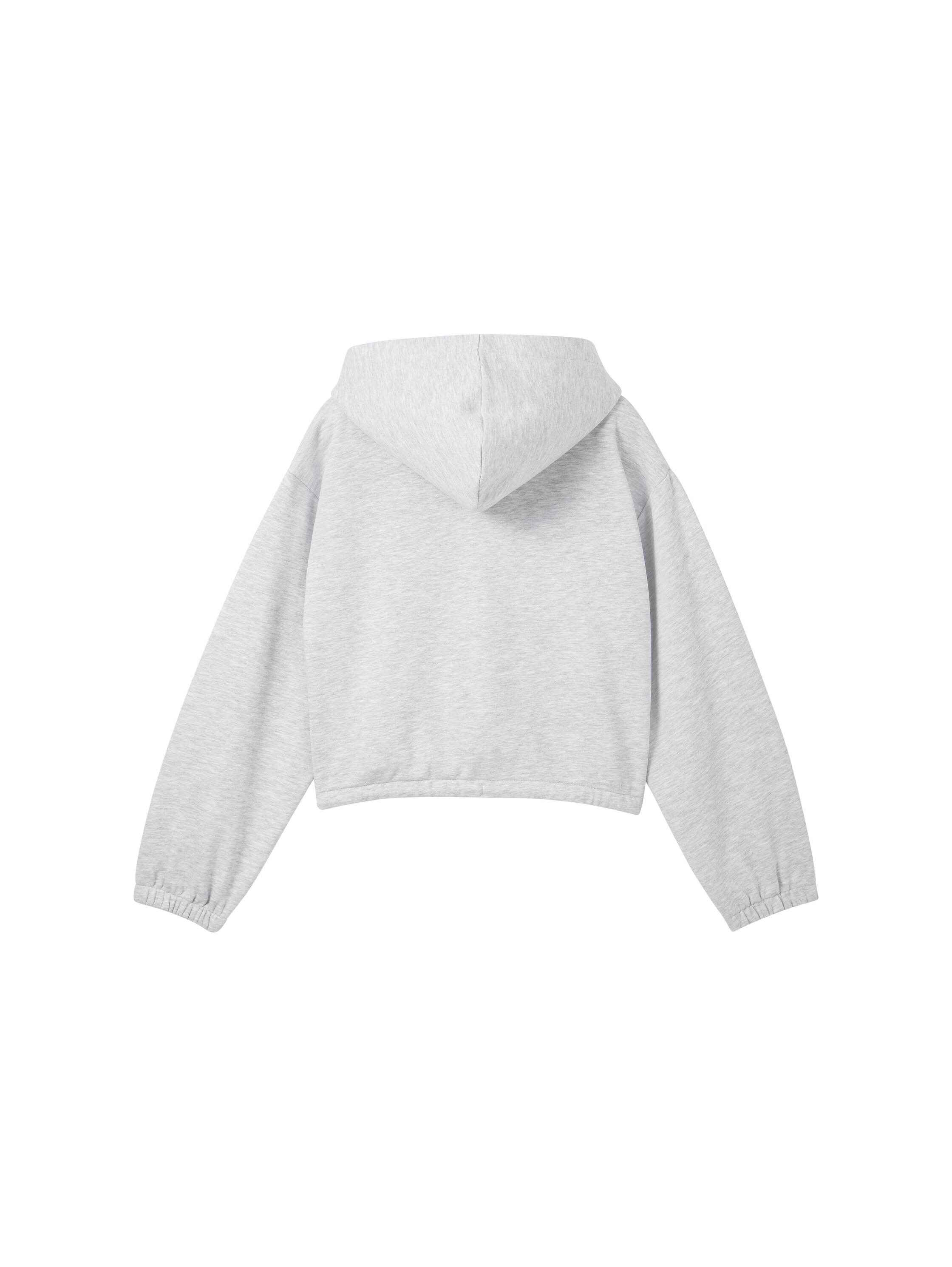 TOM TAILOR Sweatjacke »Full Zip« mit Kordelzug in kurzer Form