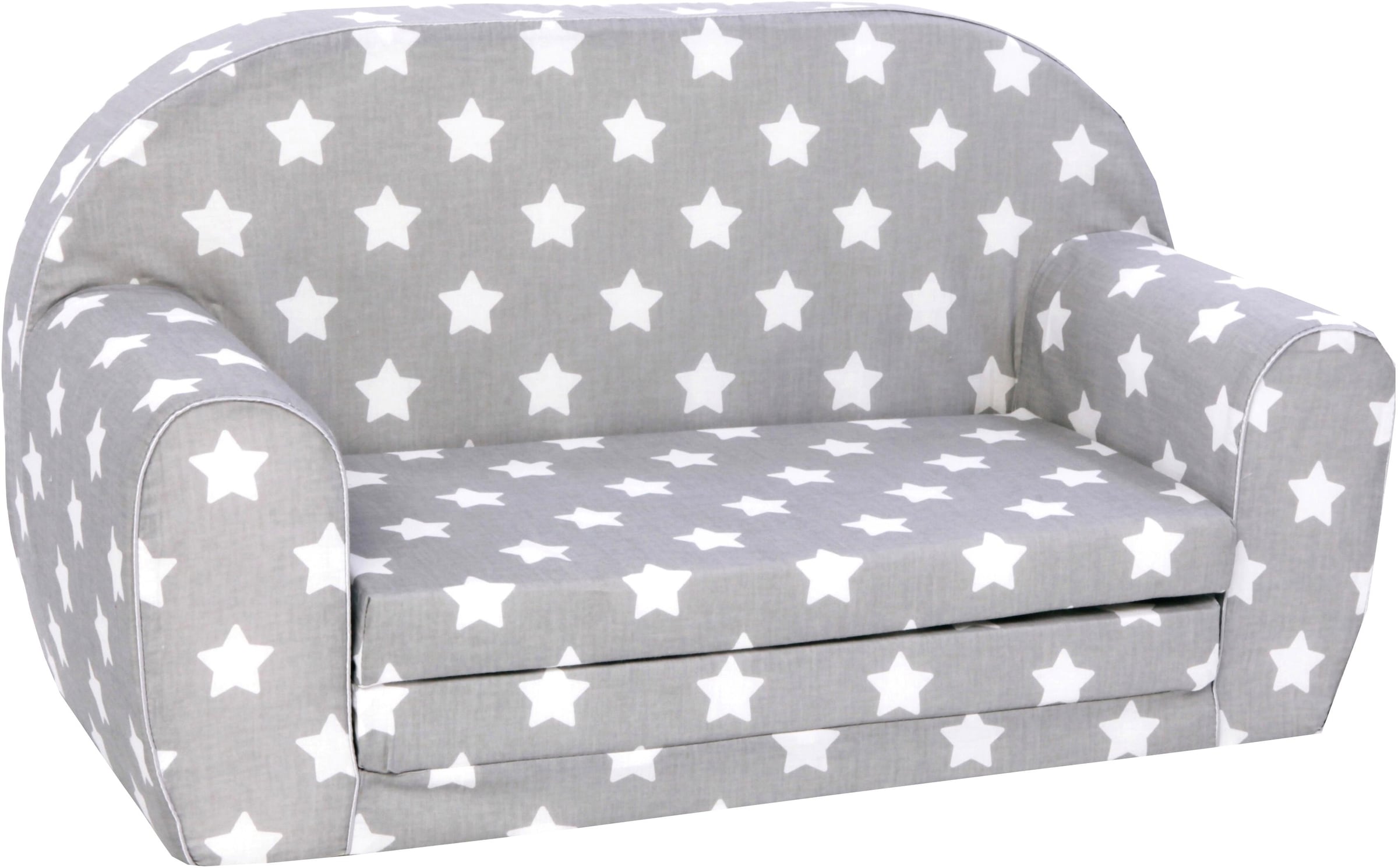 Knorrtoys® Sofa »Grey White Stars«, für Kinder; Made in Europe