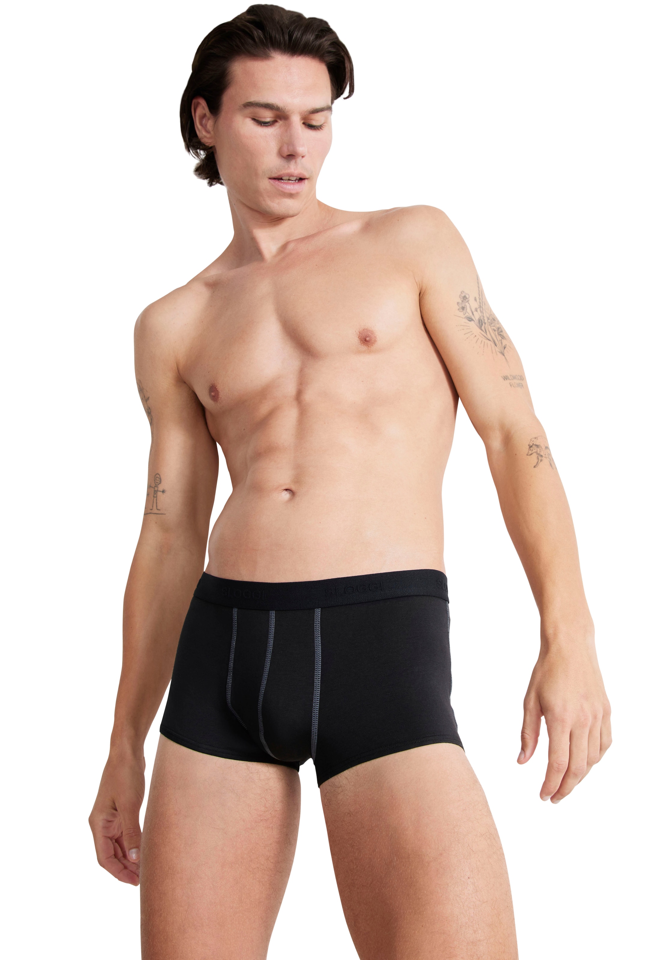 sloggi Hipster »Men 24/7« weich, atmungsaktiv, Baumwollmix, Softbund, blickdicht, elastisch
