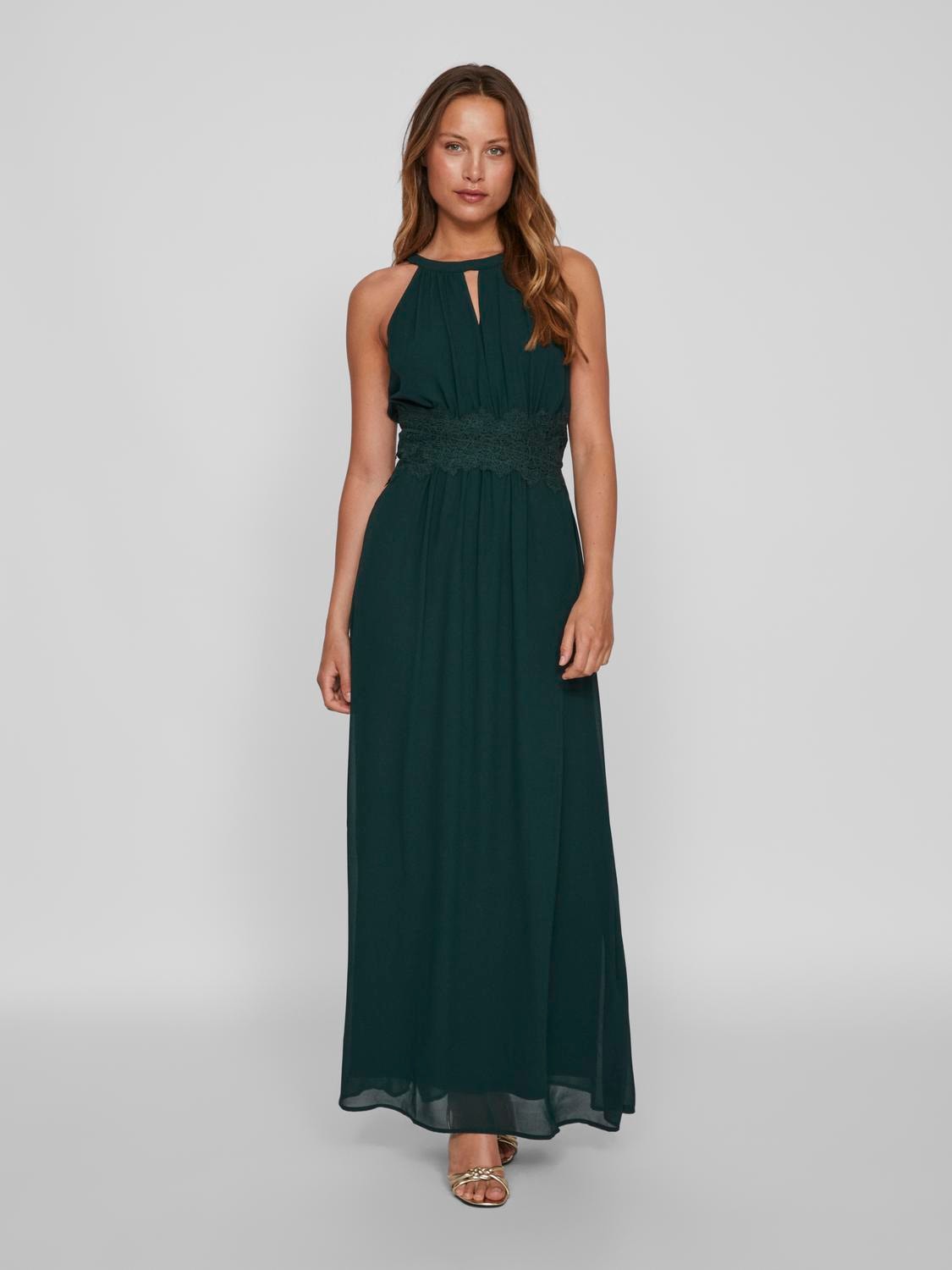 Vila Maxikleid »VIMILINA HALTERNECK MAXI DRESS - NOOS«