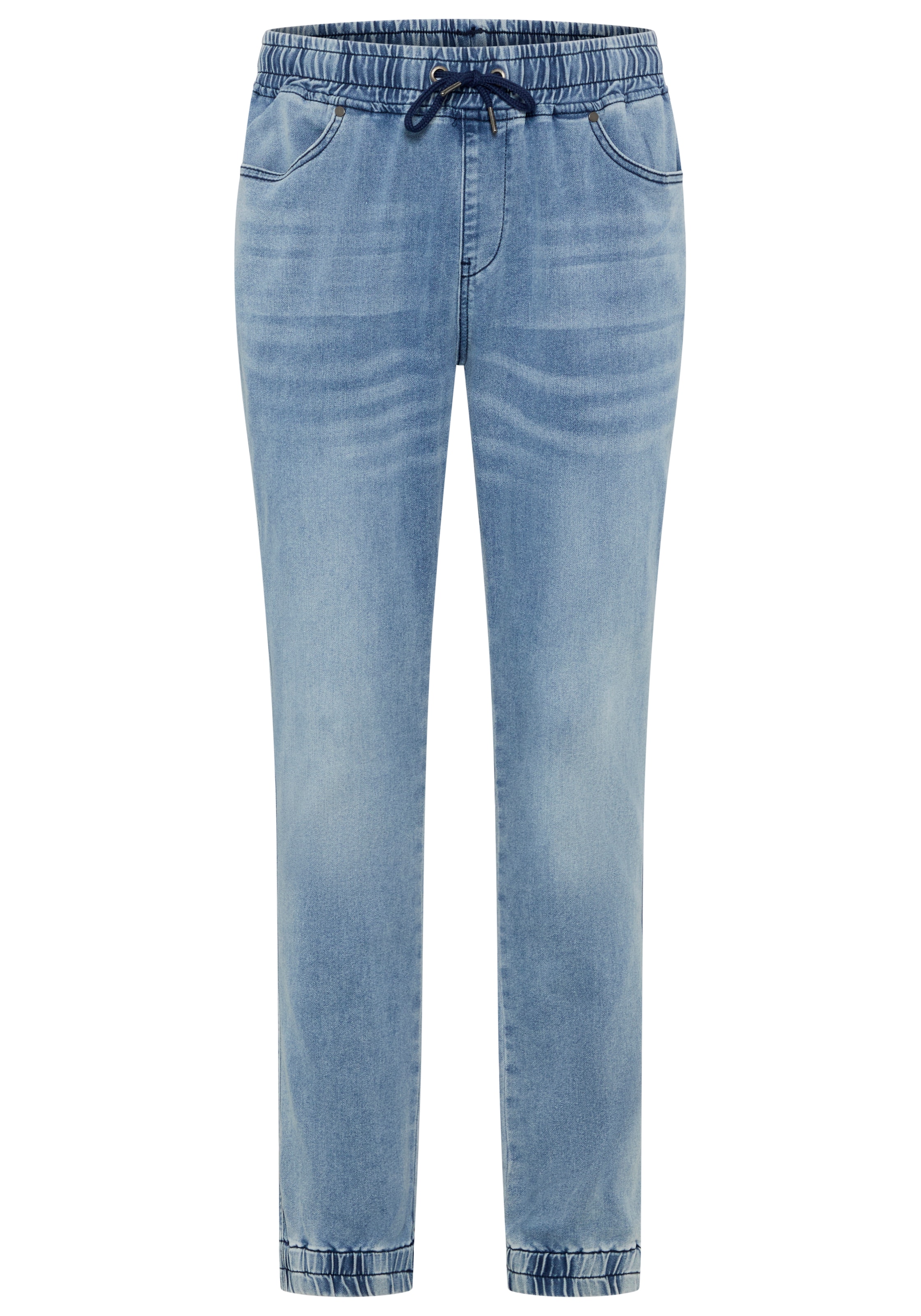 DELMAO Jogg Pants mit Eingrifftaschen und Gesäßtaschen, Comfort Fit, gerader Beinverlauf