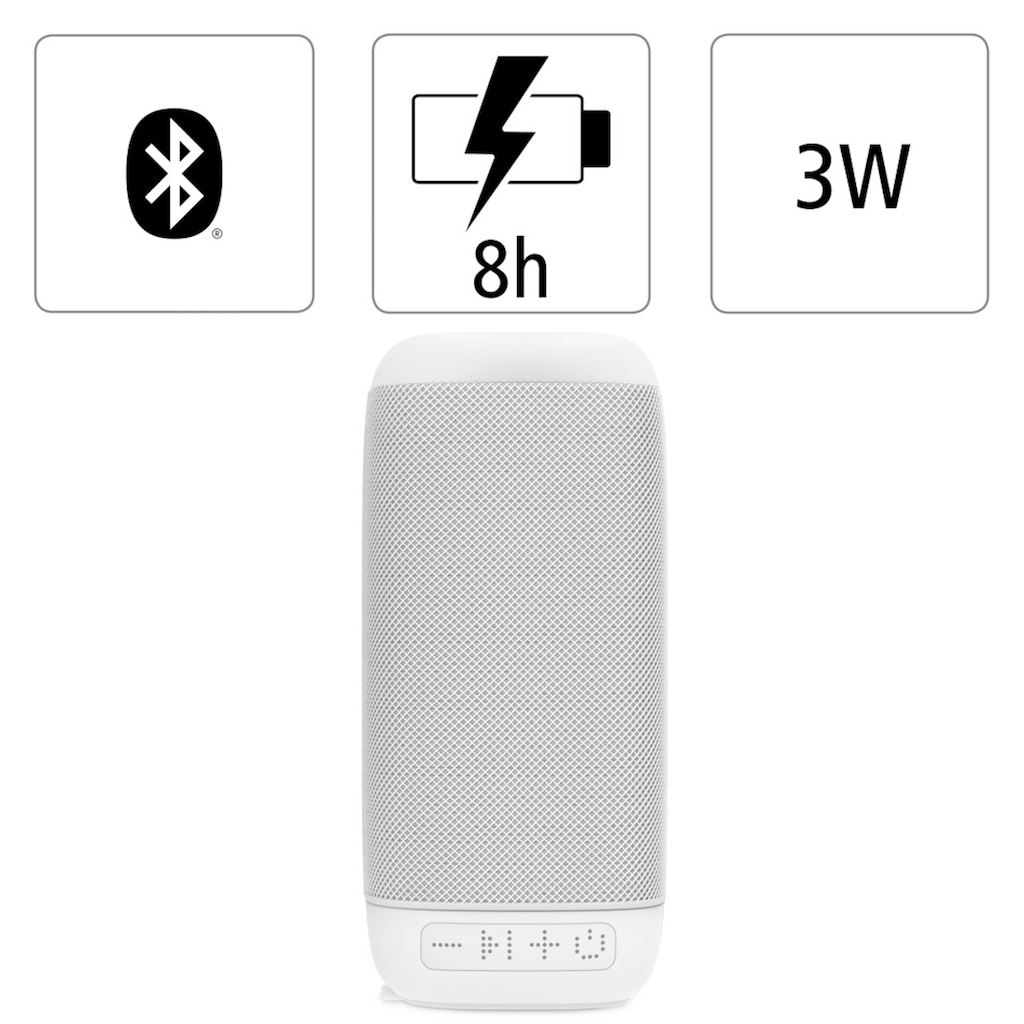 Hama Bluetooth-Lautsprecher »Lautsprecher Tube 2.0, Freisprecheinrichtung, 3W, schnelles Aufladen«