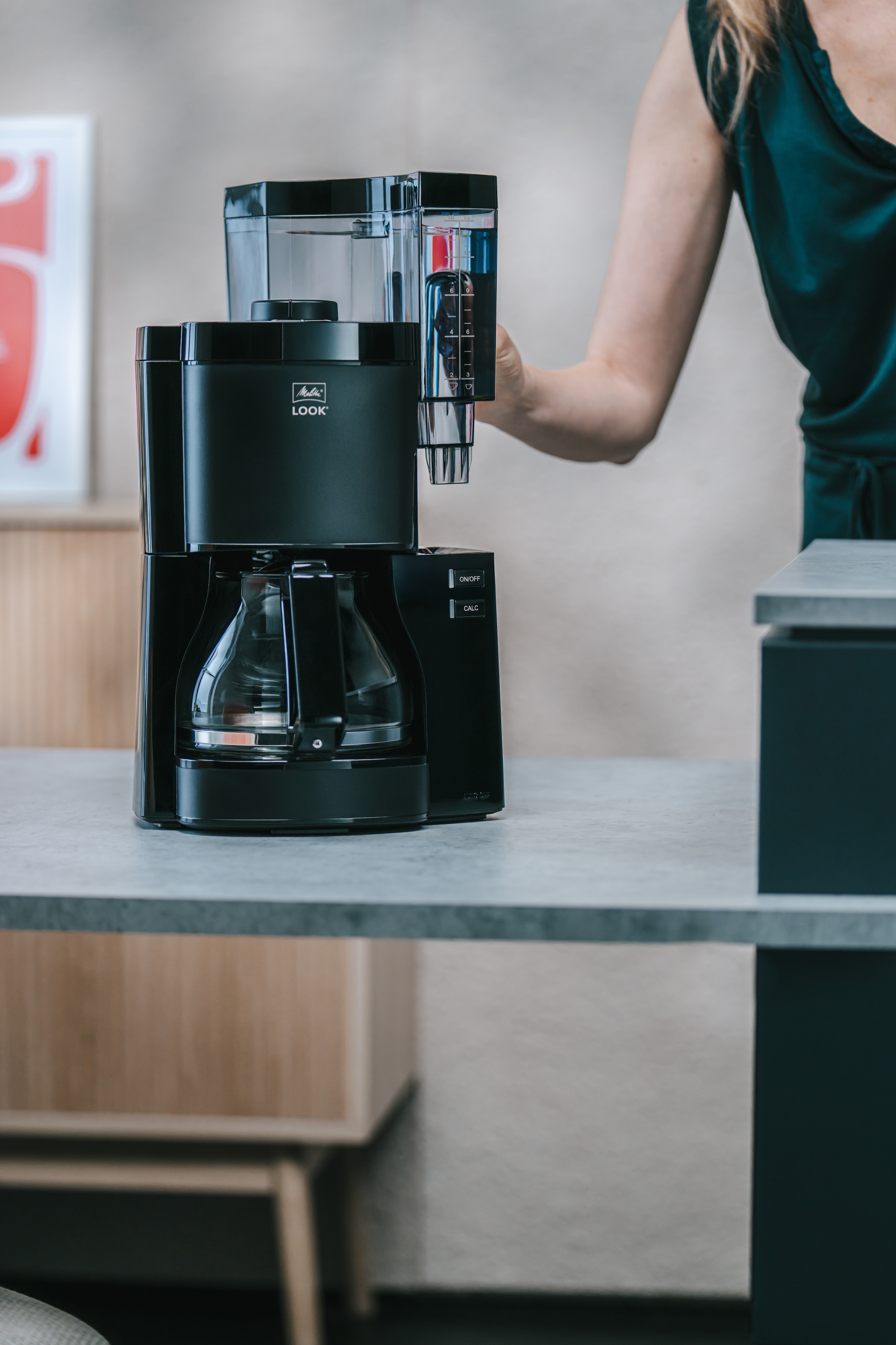 Melitta Filterkaffeemaschine »Look® Glas 1025-02« 1,25 l Kaffeekanne 1x4