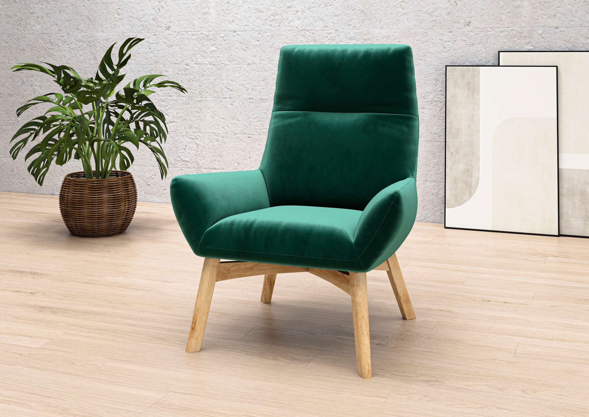 Places of Style Sessel »Basic Relaxsessel«, Extra hohe Rückenlehne
