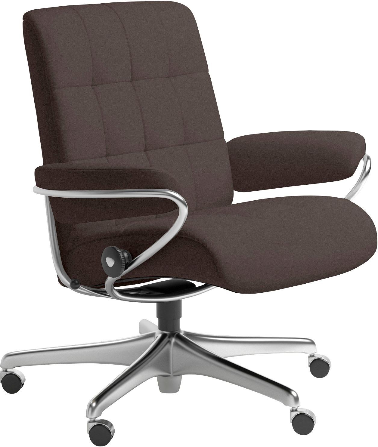 Relaxsessel »London«, Low Back, mit Home Office Base, Gestell Chrom