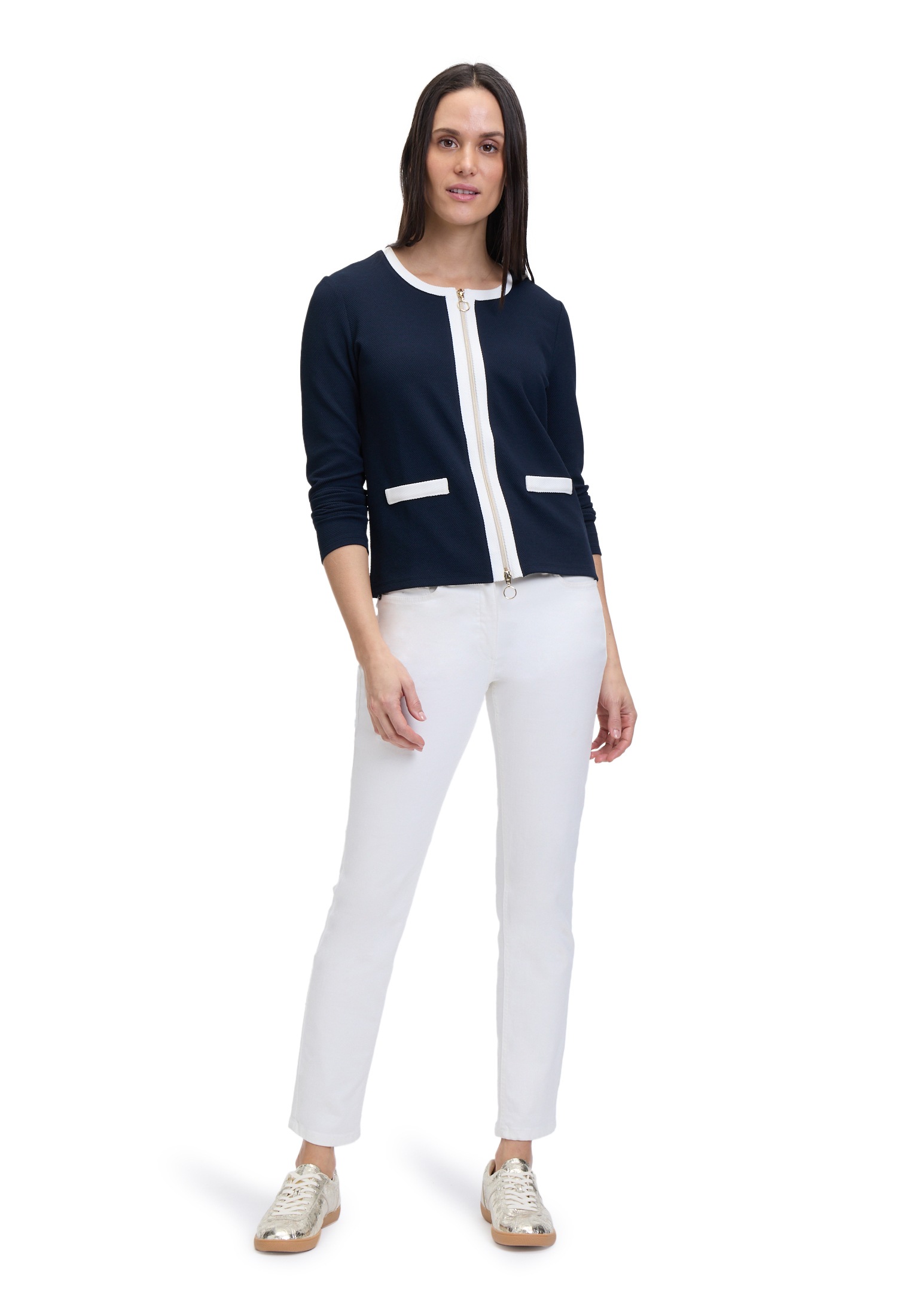 Betty Barclay Langarmshirt »Shirtjacke mit Struktur«