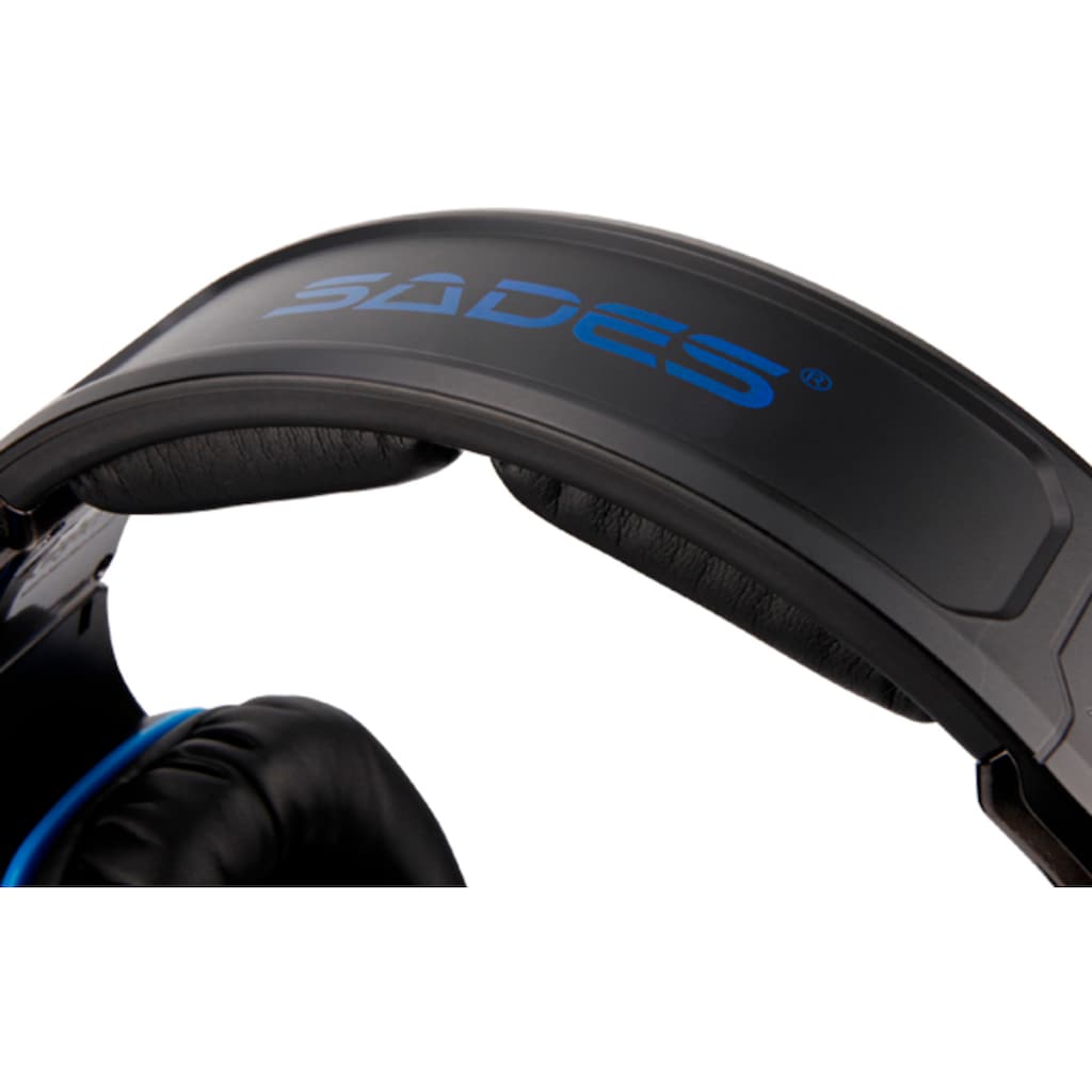 Sades Gaming-Headset »Knight Pro SA-907Pro«, Noise-Reduction, RGB-Beleuchtung