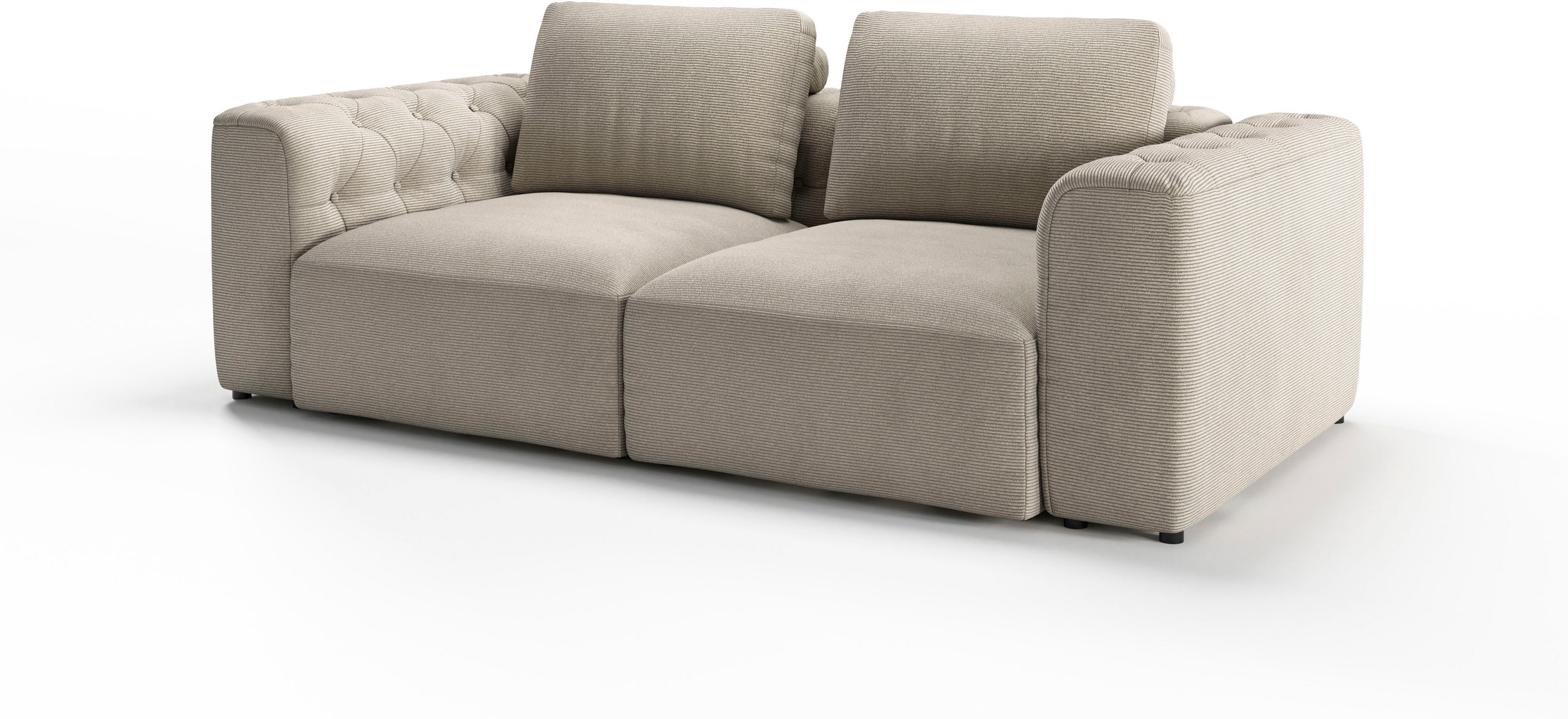 RAUM.ID 2-Sitzer »Cushid«, Modulsofa, bestehend aus 2 Teilen, Breite 218 cm