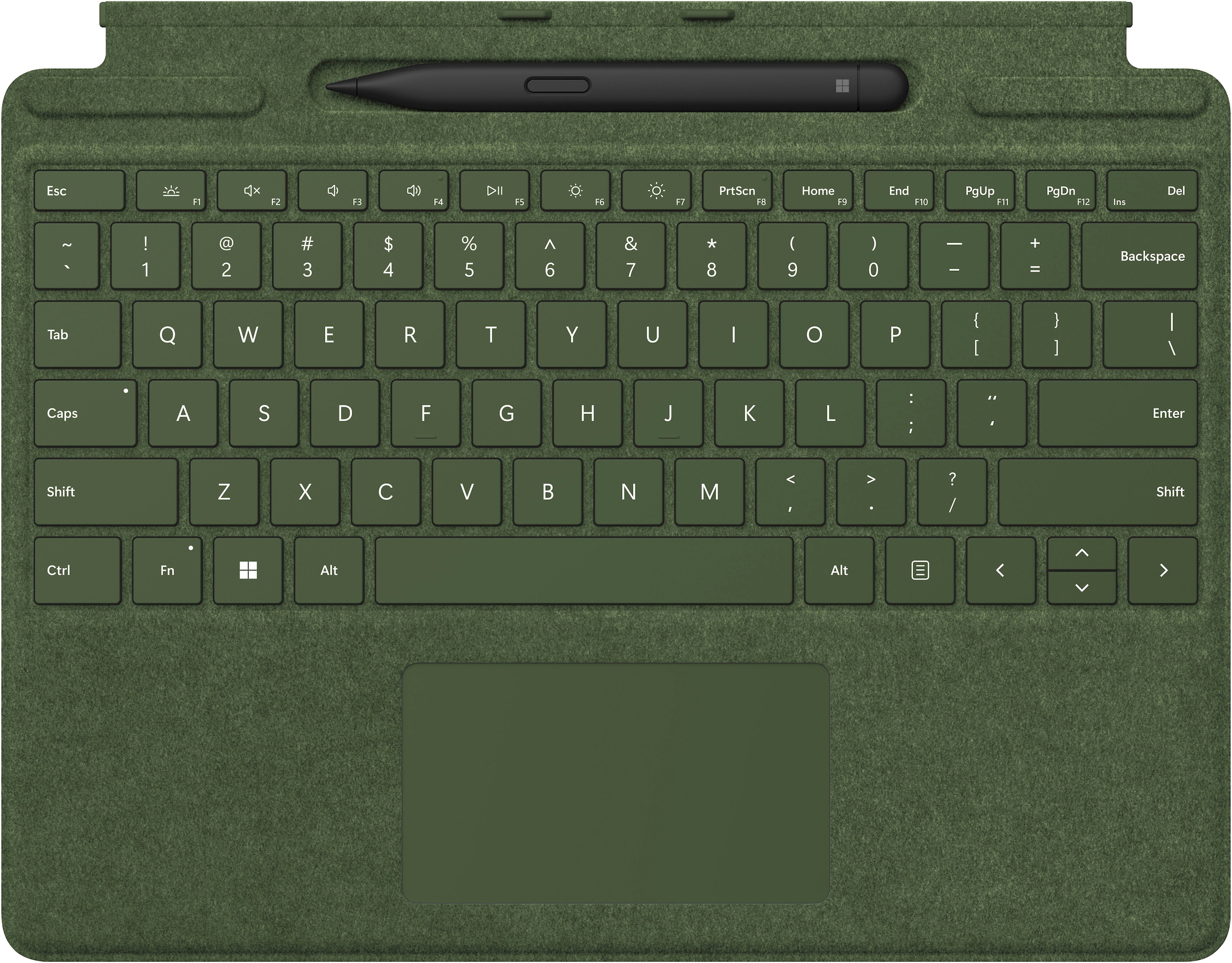 Microsoft Tastatur mit Touchpad »Surface XXL UNIVERSAL ➥ Jahre 3 mit Keyboard Pro Garantie 2«, Pen Signature (Fn-Tasten-Windows-Sperrtaste-Touchpad-Magnetverschluss) Slim 