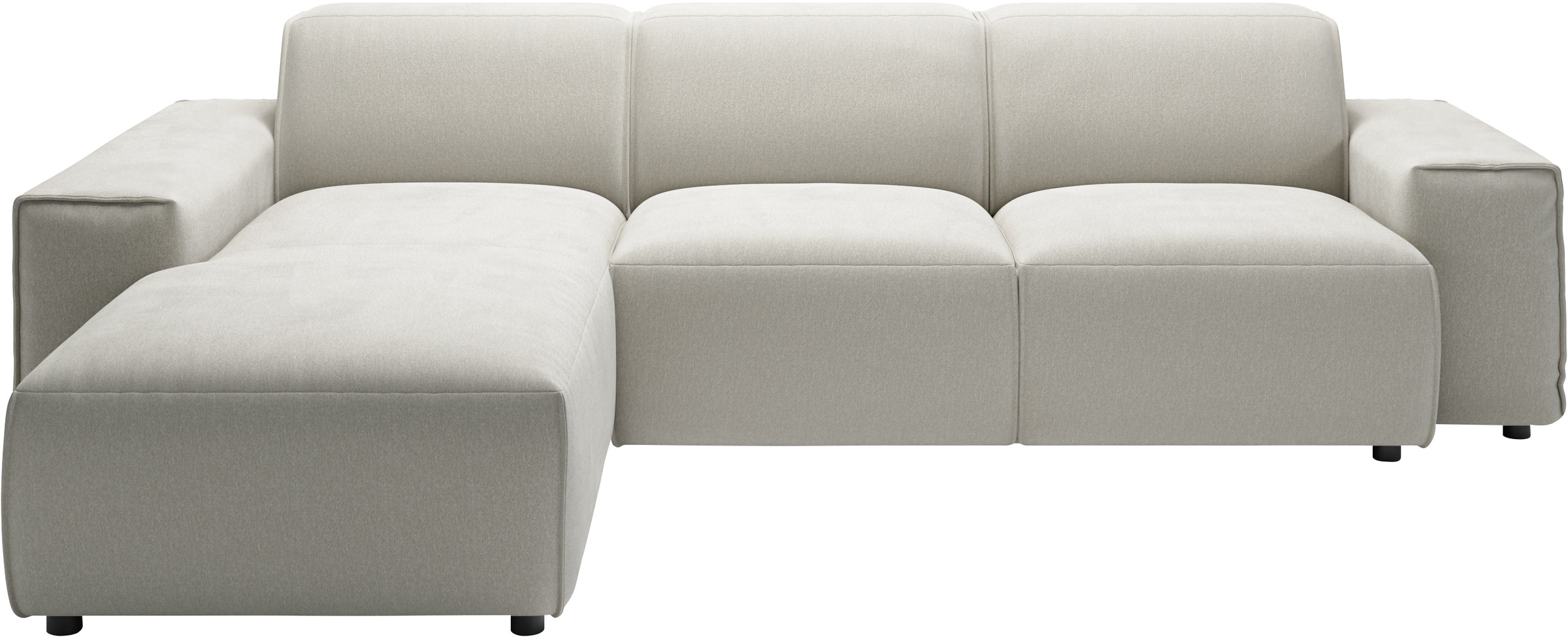 andas Ecksofa »Glimminge L-Form auch in Breitcord, Feincord + Easy care-Bezug,«, Breite 264, Zierkissen
