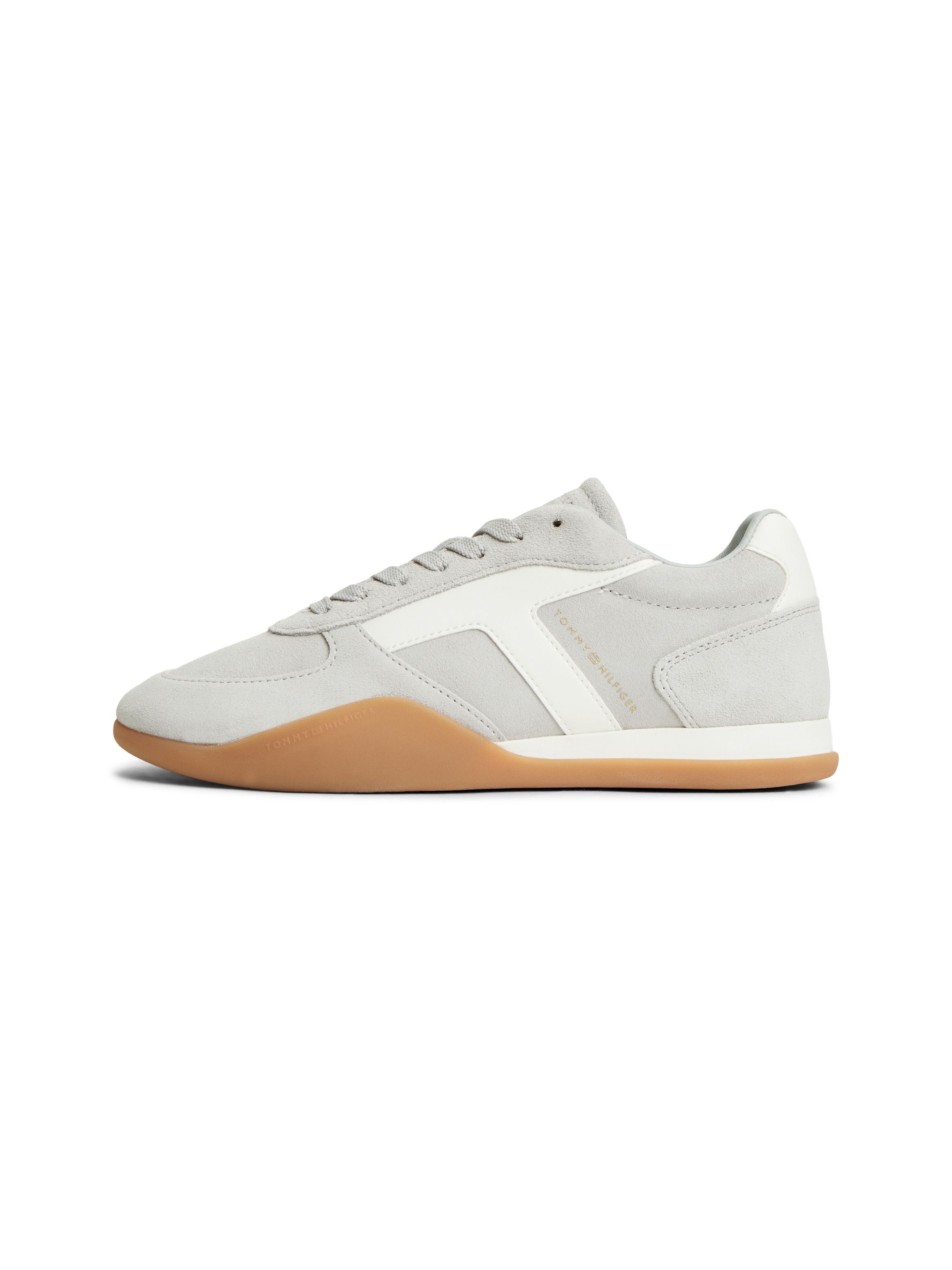 Tommy Hilfiger Sneaker »TH VINTAGE LOW RUNNER SUEDE«  Schnürschuh, Halbschuh, Freizeitschuh mit Kontrastbesätzen