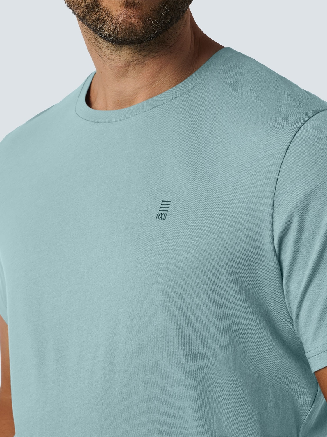 NO EXCESS T-Shirt, mit Logo Stickerei