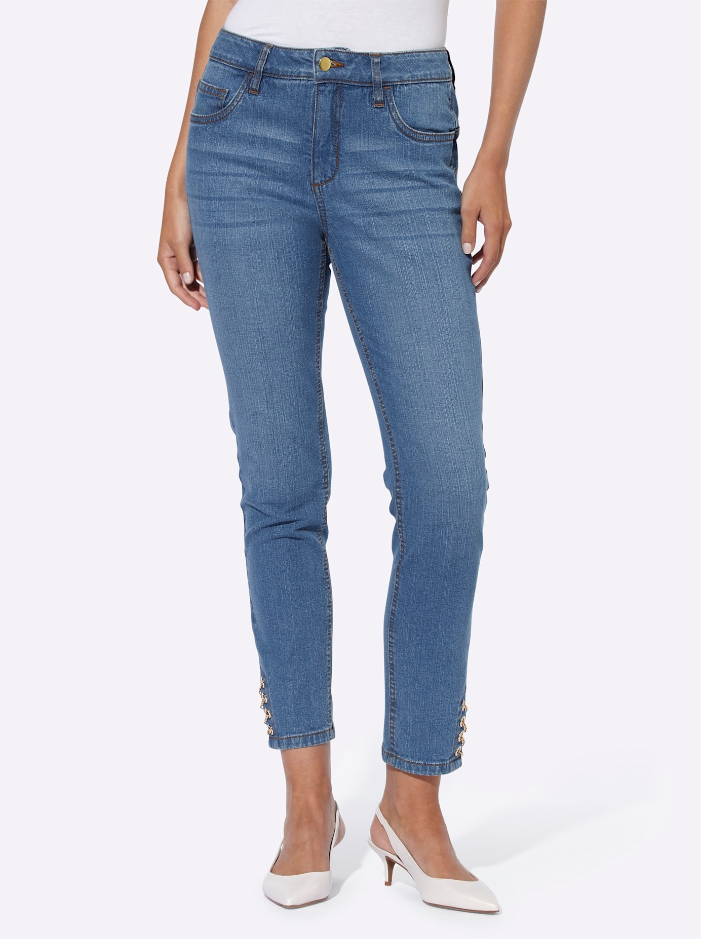 Push-up-Jeans, (1 tlg.)