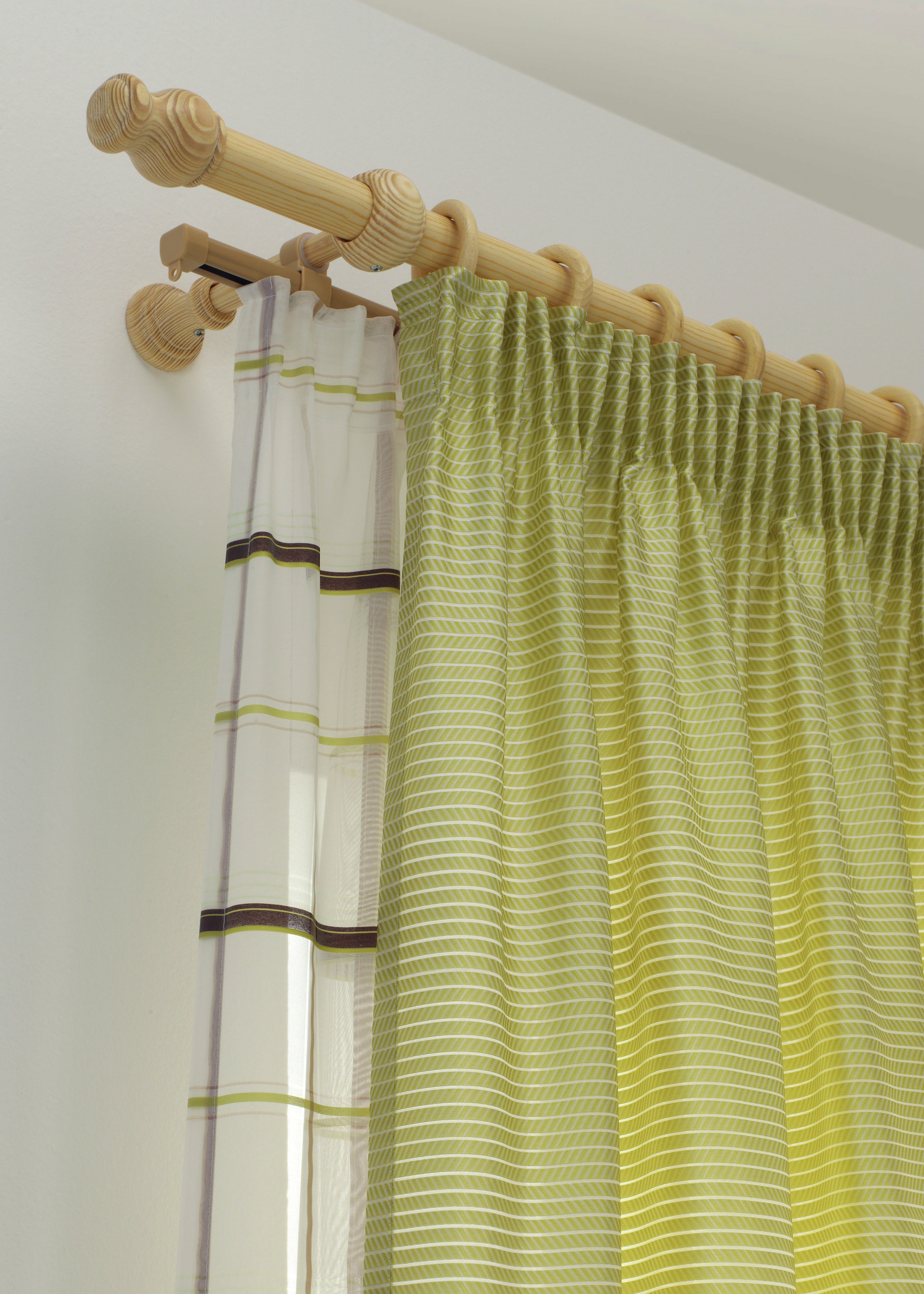 GARDINIA Gardinenstangenhalter »Träger geschlossen für Ø 28 mm« Serie Gardinenstangen-Set Lugano Classic Ø 28 mm