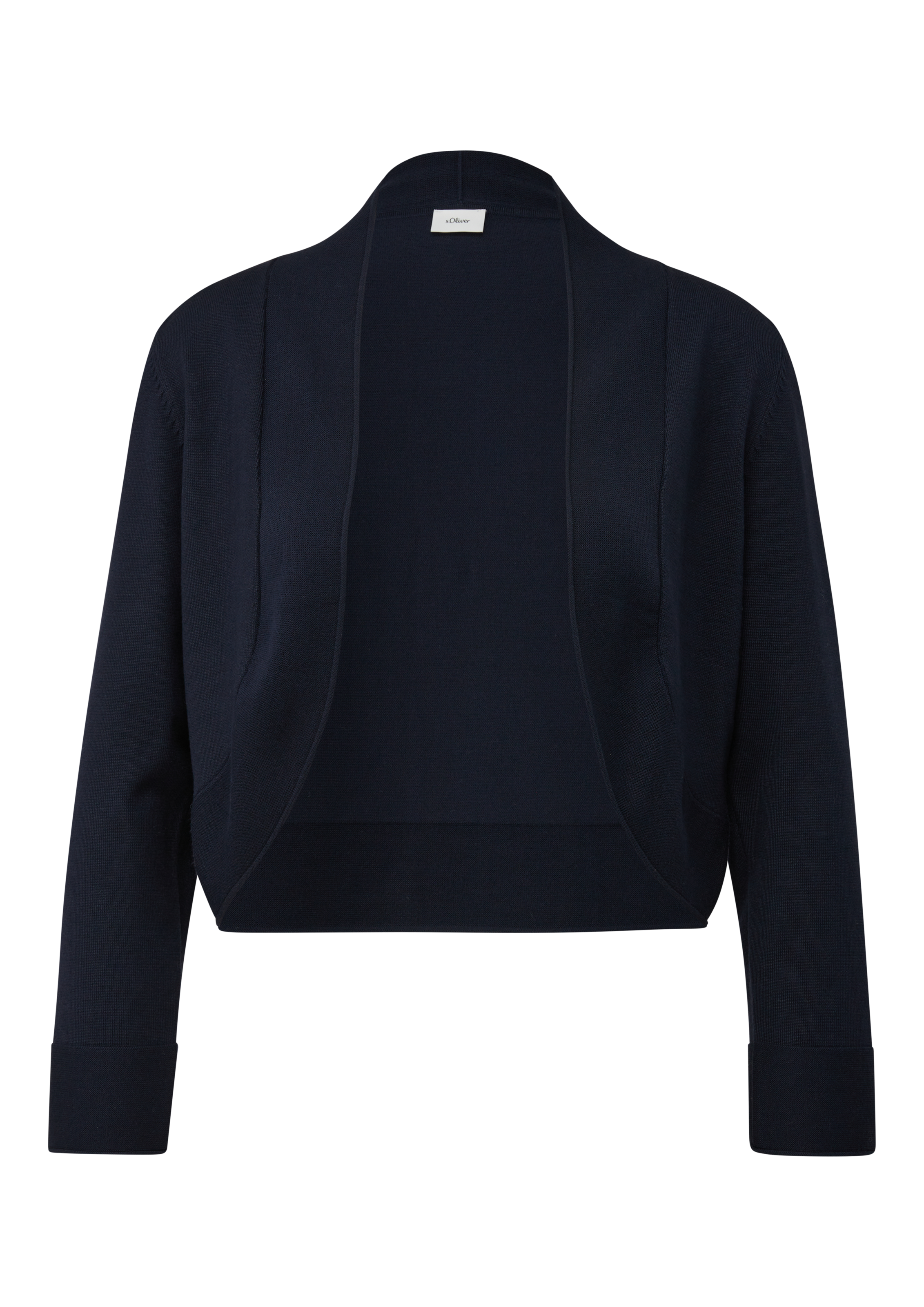 s.Oliver BLACK LABEL Strickjacke, mit Blende