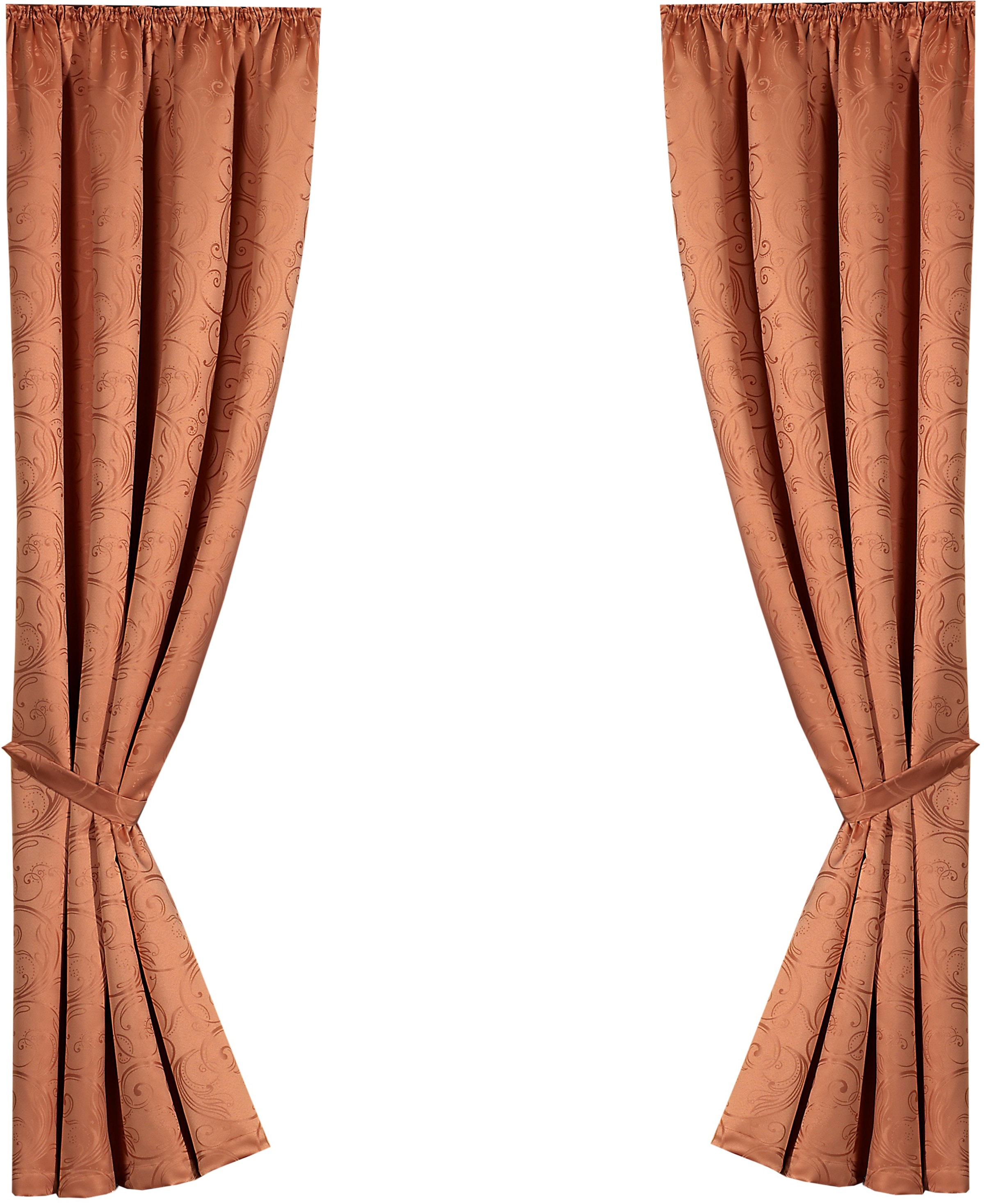 Weckbrodt Vorhang »Modena« Kräuselband 1 Stk. tlg. Dekoschal, blickdicht, Jacquard-Muster, Universalschienenband, Gardine