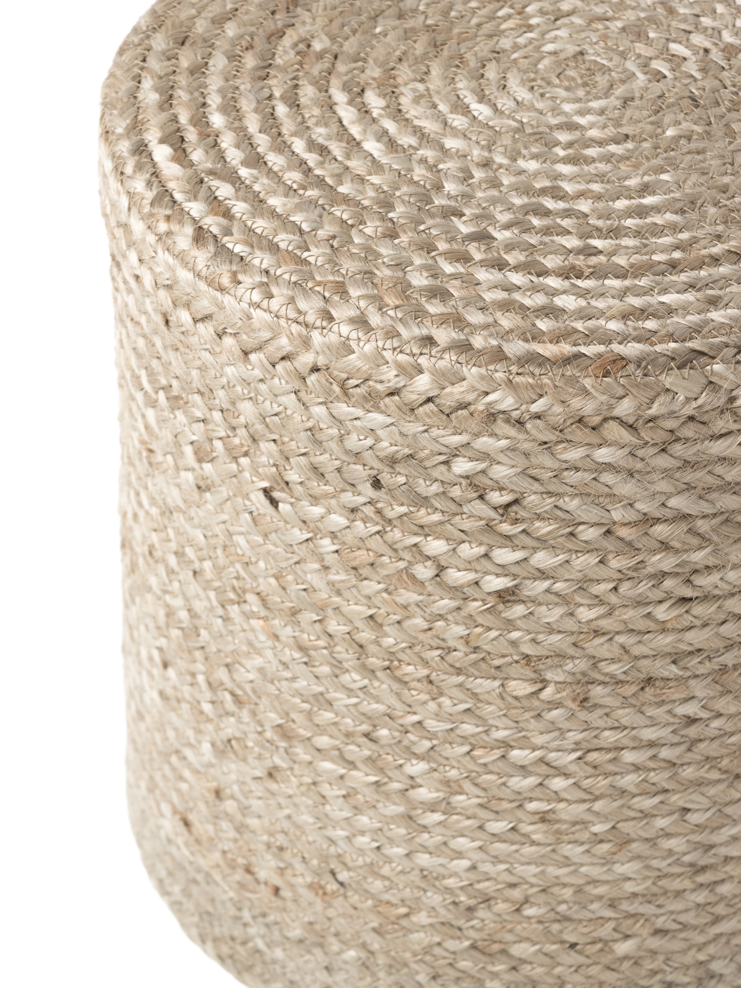 HANSE Home Pouf »Jutta, Jute«, (1 St.), Jute, Natur, Wohnzimmer, Esszimmer, Schlafzimmer, Flur, Modern, Boho