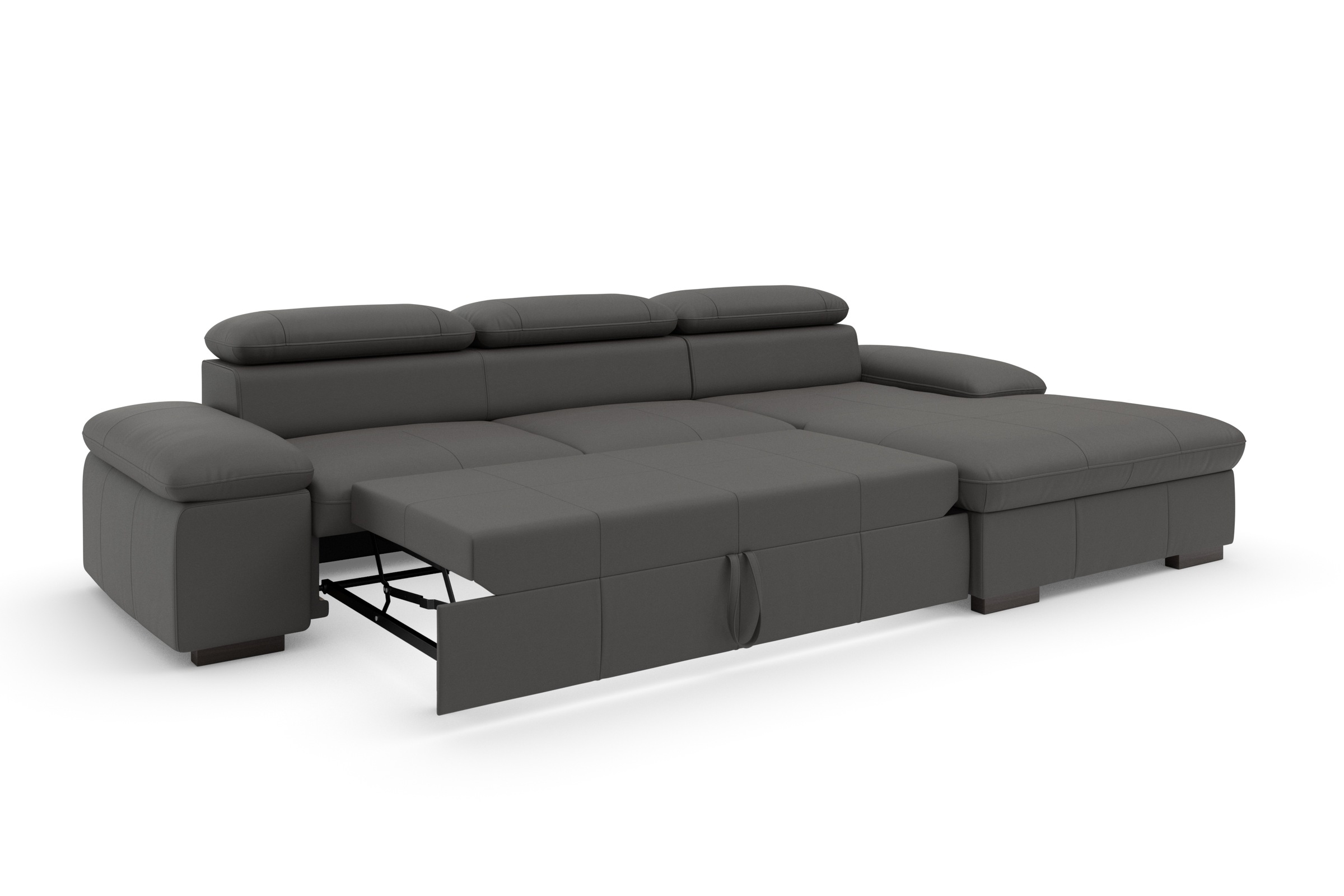 Home affaire Ecksofa »Alberto L-Form«, mit Kopfteilverstellung, wahlweise mit Bettfunktion