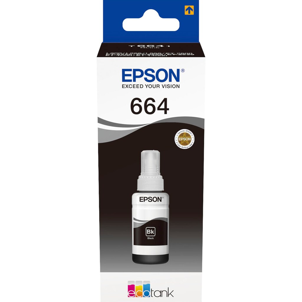 Epson Nachfülltinte »T6641 black«, für EPSON, (1 St.)