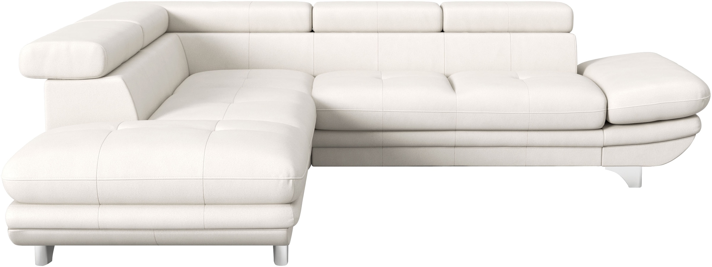 COTTA Ecksofa »Enterprise L-Form«, mit Arm- & Kopfteilverstellung, wahlweise mit Bettfunktion
