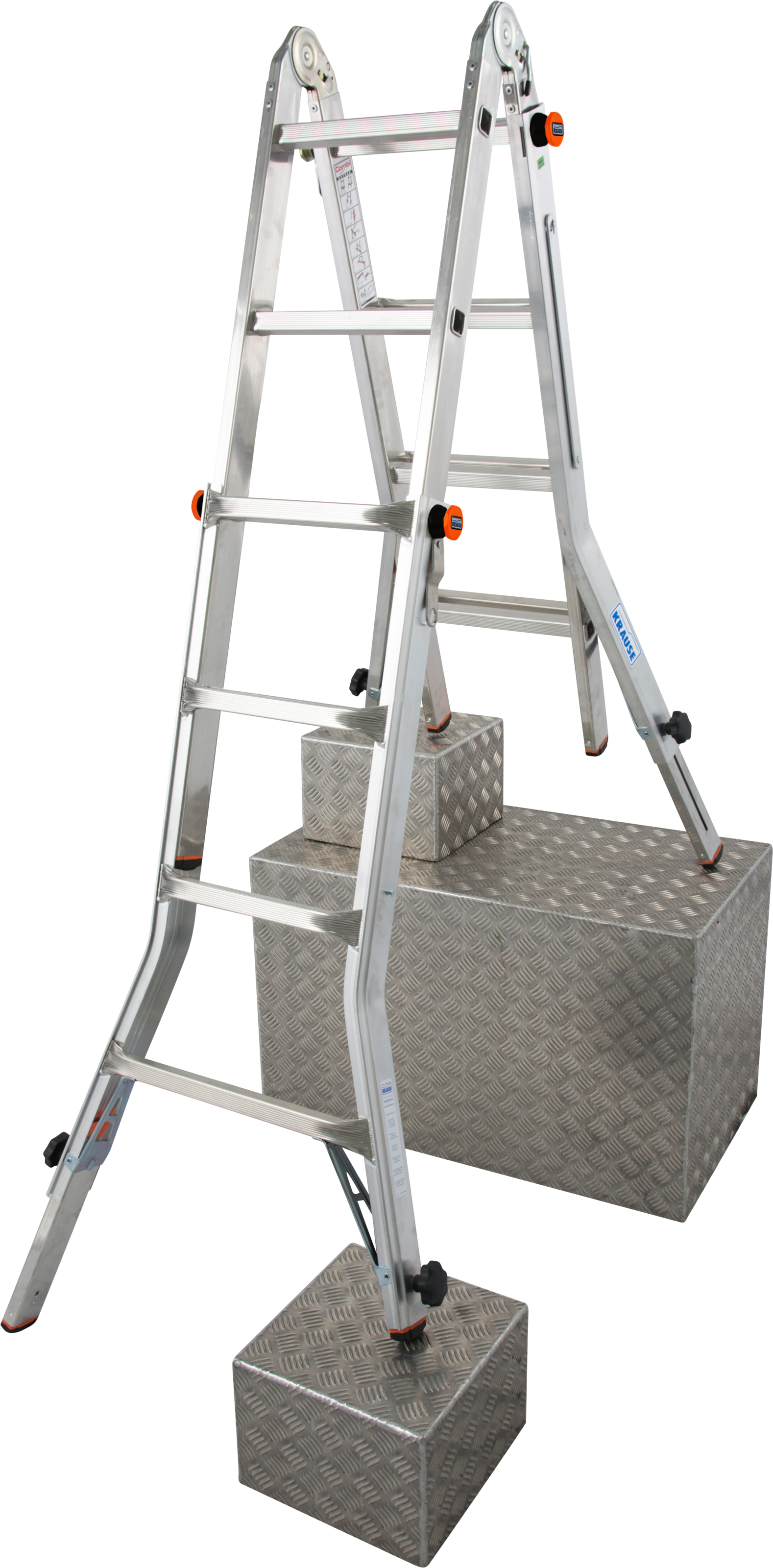 Krause Gelenk-Teleskopleiter 'TeleVario' 4 x 4 Sprossen
