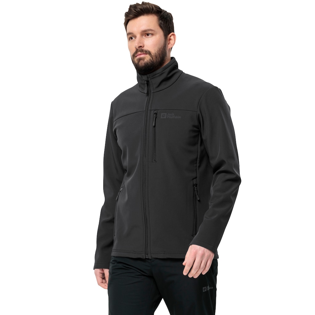 Jack Wolfskin Softshelljacke »WHIRLWIND MEN«, ohne Kapuze, für die Übergangszeit oder kühle Abende