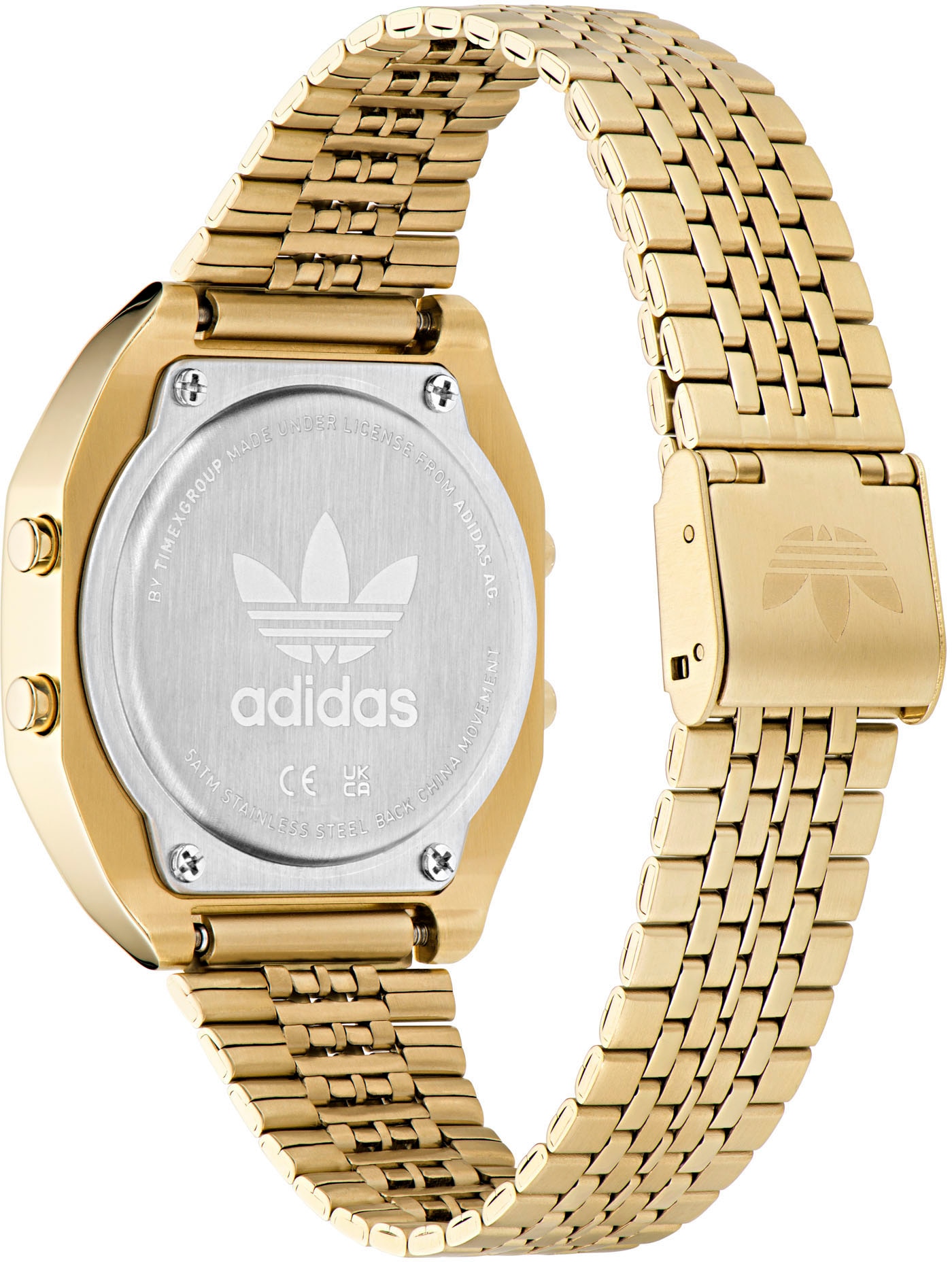 adidas Originals Digitaluhr »DIGITAL TWO«, Quarzuhr, Armbanduhr, Herrenuhr, Damenuhr, unisex, Edelstahlarmband