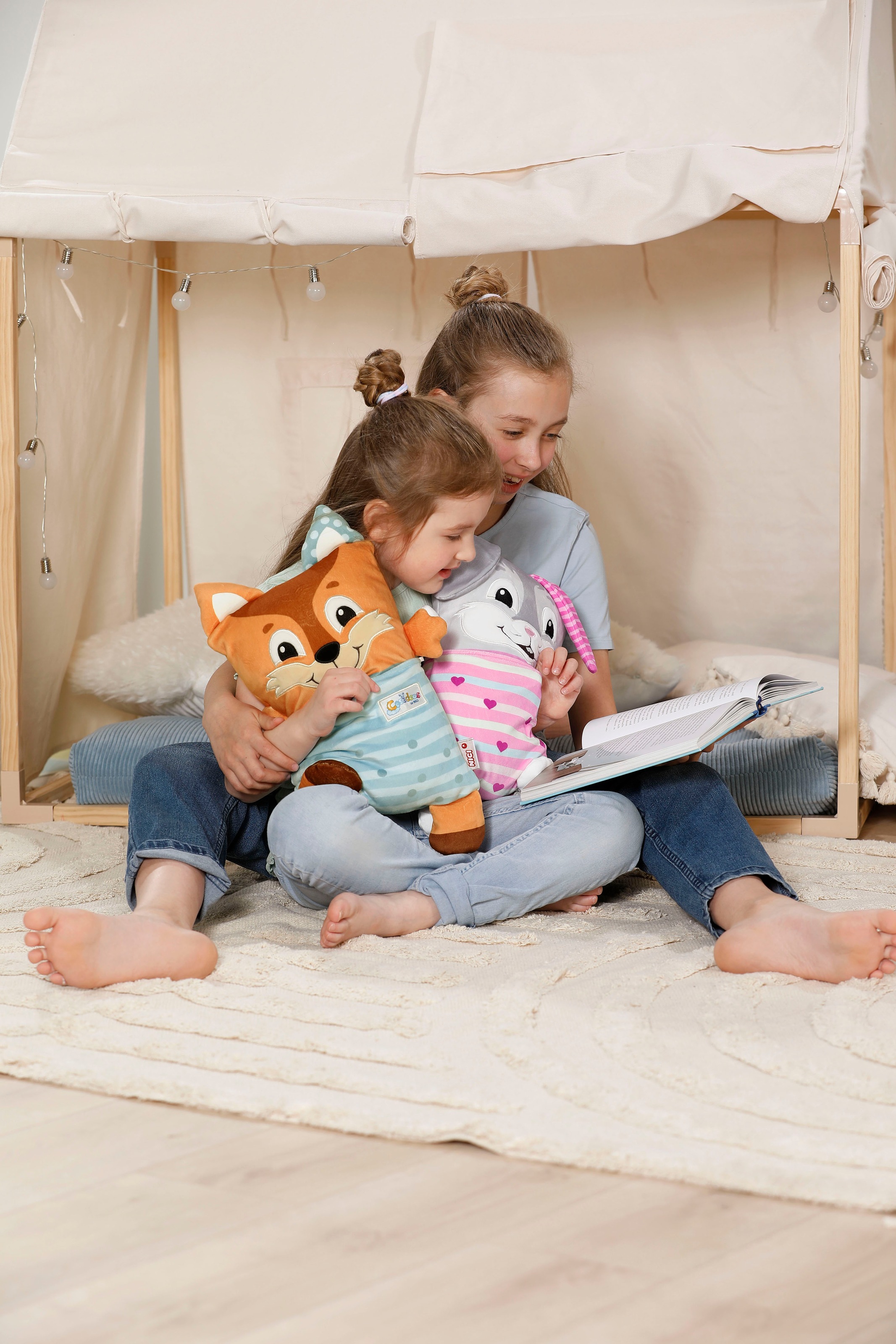 Nici Kuscheltier »Cosidoos, Hase mit Wendefunktion 30x20 cm«