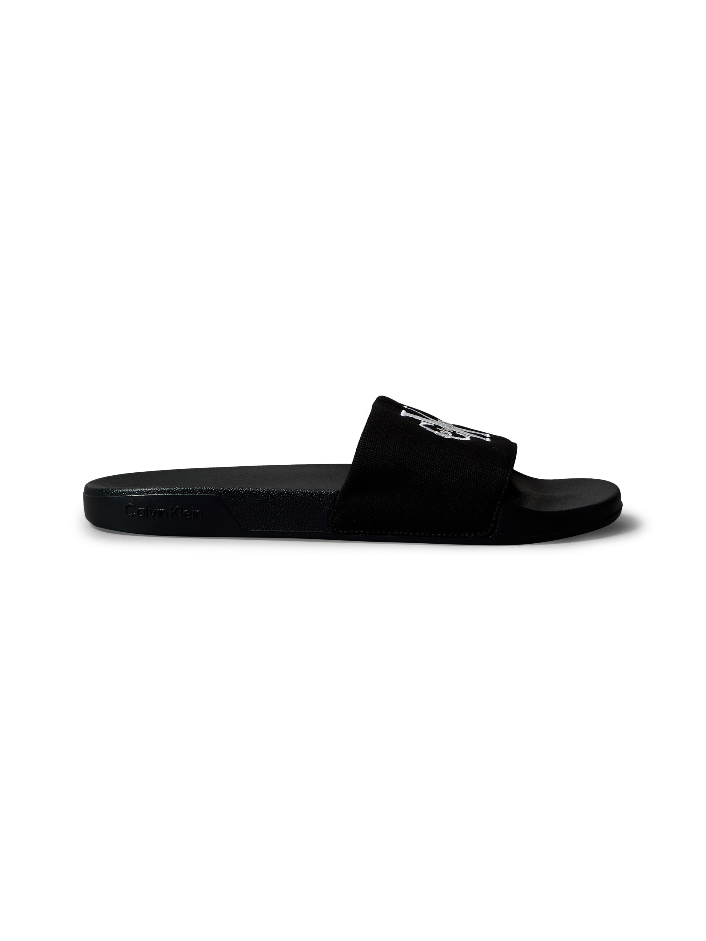 Calvin Klein Jeans Pantolette »ESS SLIDE CV«  Badeschuh, Flat, Poolslides mit Logoschriftzug