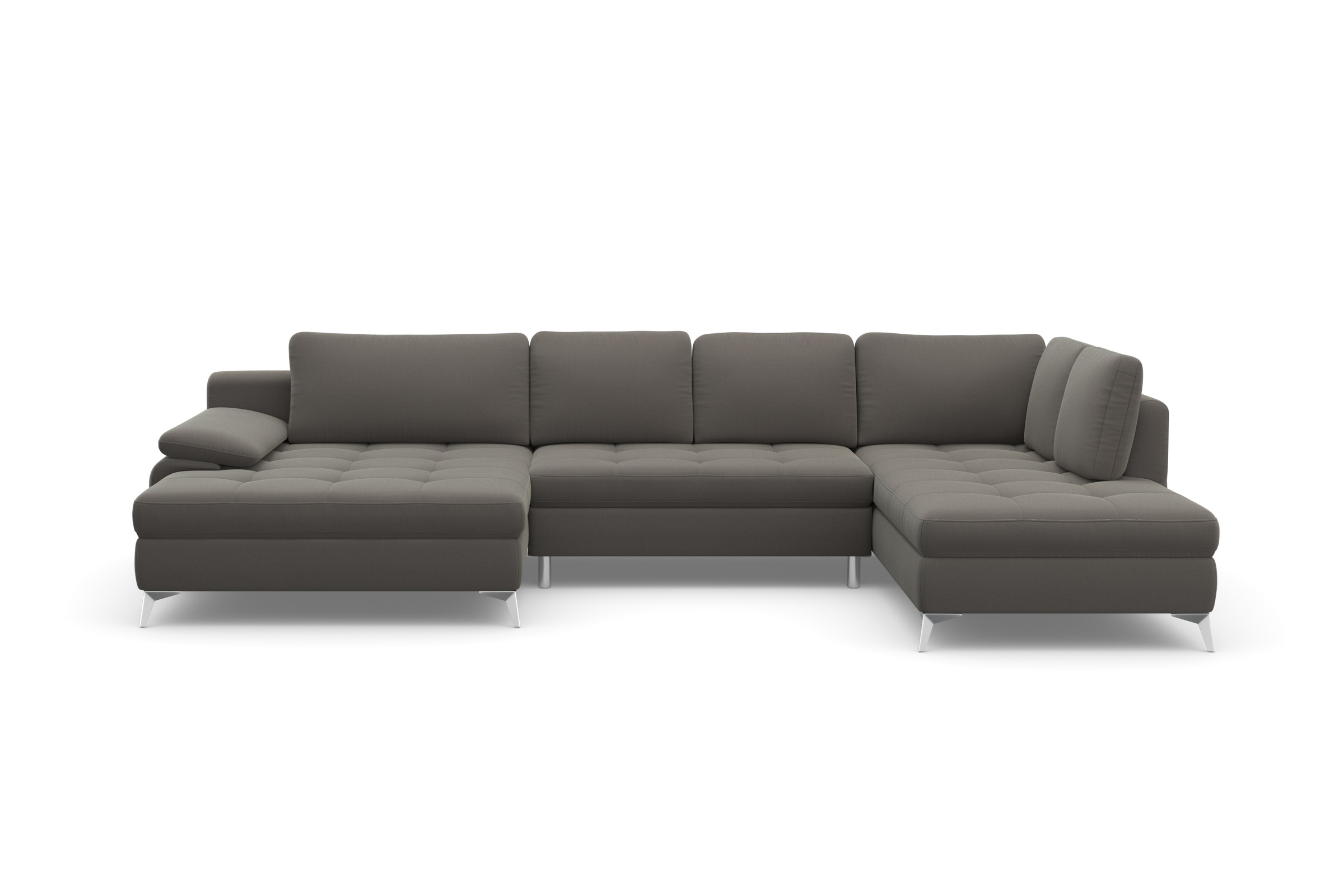 sit&more Wohnlandschaft »Latigo U-Form« mit Mega-Recamiere, wahlweise mit Bettfunktion und Bettkasten