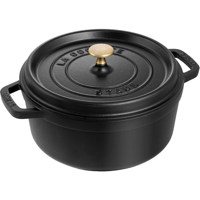 STAUB Bräter »Cocotte«, Gusseisen, (1 tlg.), Gusseisen, rund, robust und  langlebig, Induktion mit 3 Jahren XXL Garantie