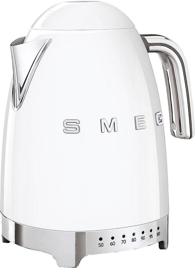 Smeg, Wasserkocher »KLF04WHEU« 1, 7 l 2400 W, Weiß, Wasserkocher