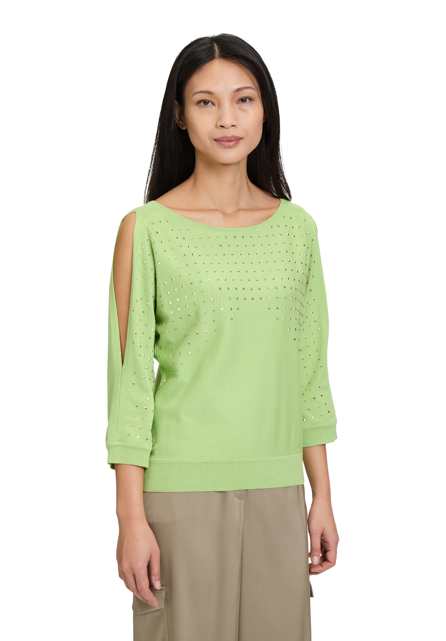 Betty Barclay Rundhalspullover »Feinstrickpullover mit Schmucksteinen«