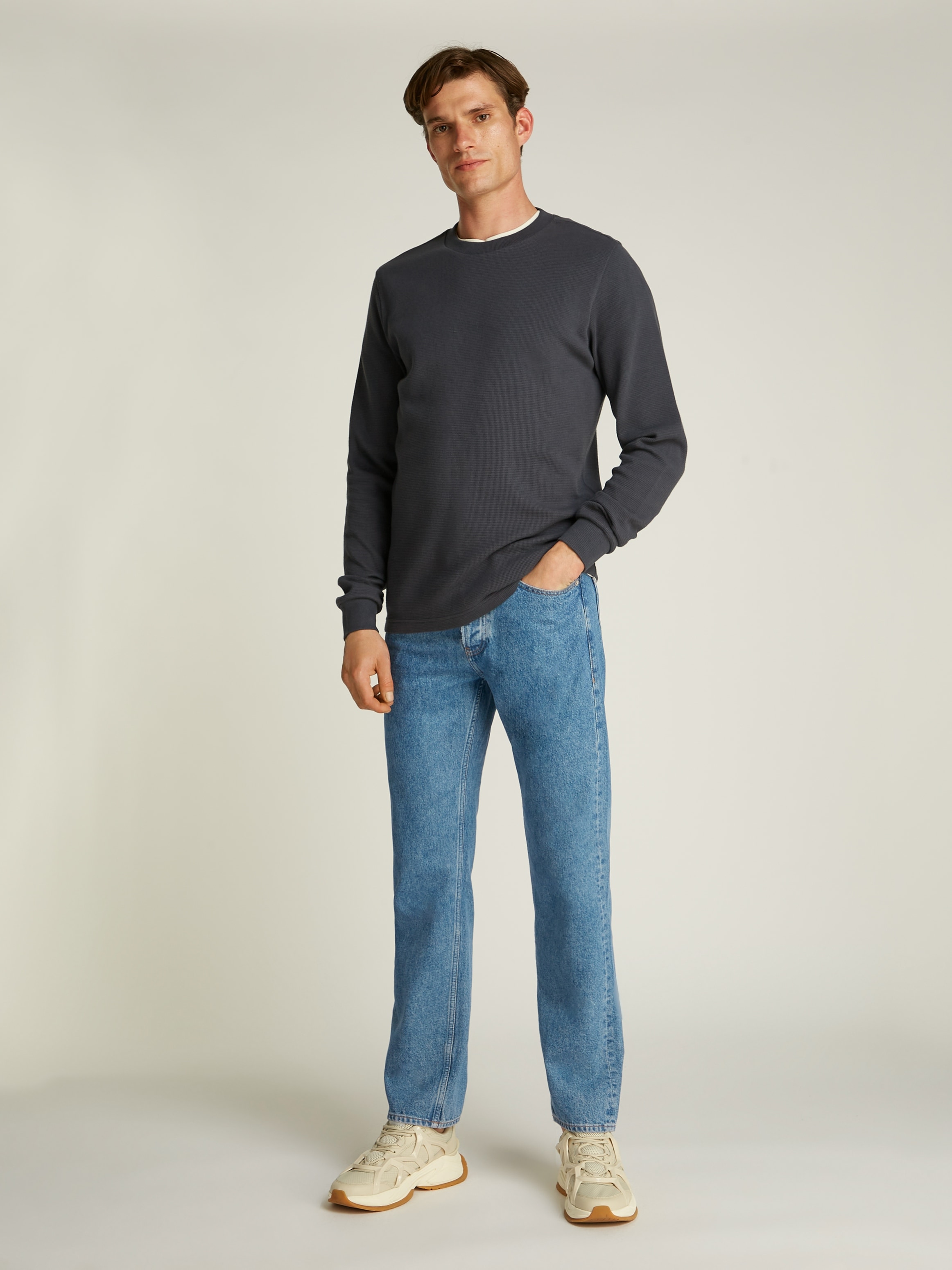Calvin Klein Jeans Straight-Jeans »STANDARD STRAIGHT«, Coinpocket, Logostickerei