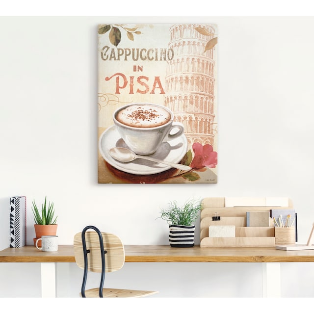 Artland Wandbild »Kaffee in Europa IV«, Getränke, (1 St.), als Leinwandbild,  Wandaufkleber oder Poster in versch. Größen bequem bestellen
