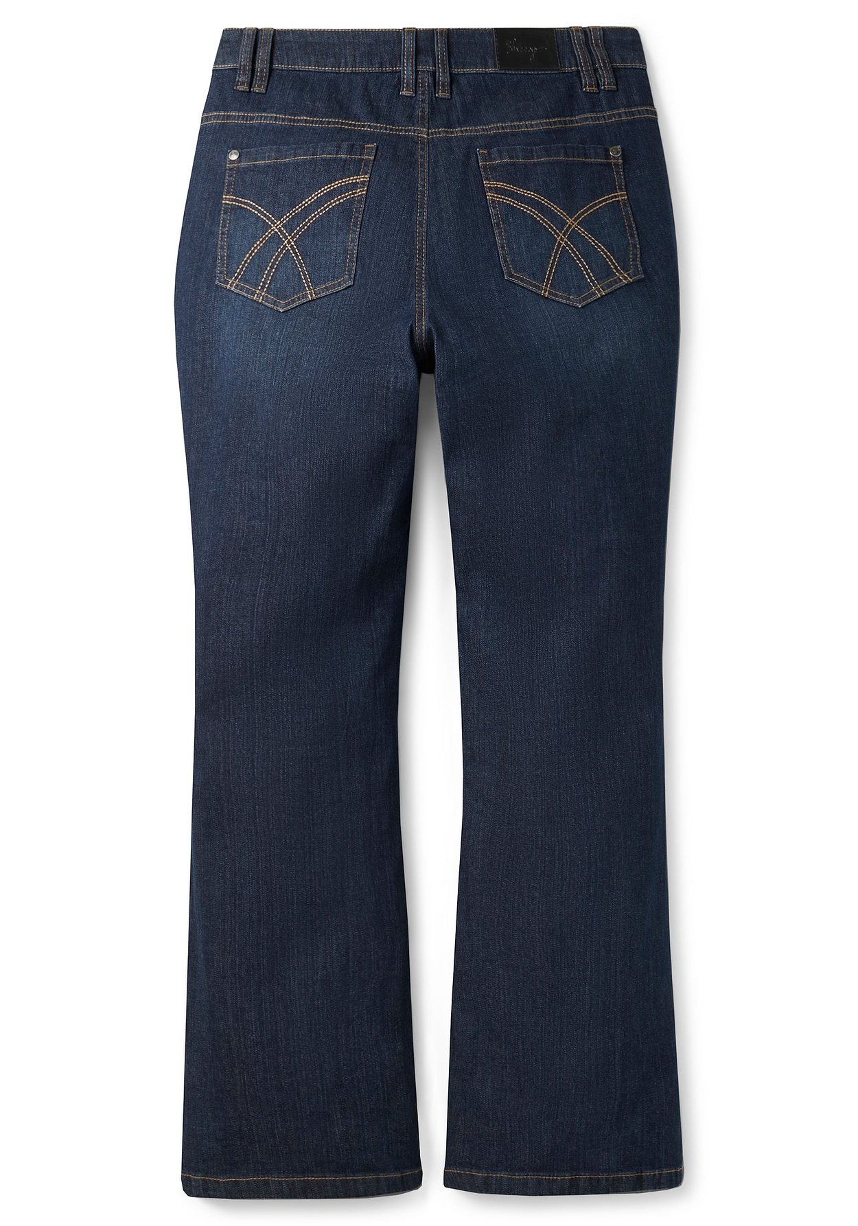Sheego Bootcut-Jeans »Jeans mit Kontrastnähten«