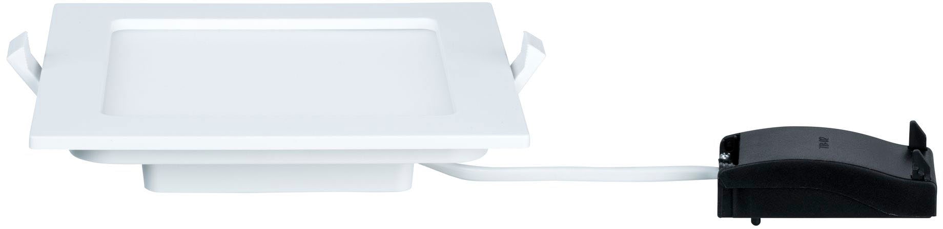 Paulmann LED Panel »LED Einbaupanel eckig 165x165mm 12W 4.000K«, 1 flammig, LED Einbaupanel eckig 165x165mm 12W