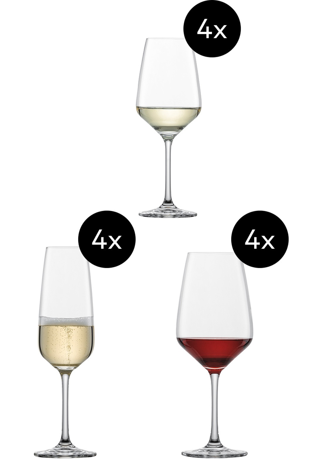SCHOTT-ZWIESEL Gläser-Set »Gläser-Set Tulip 12er Set transparent« Spülmaschinengeeignet