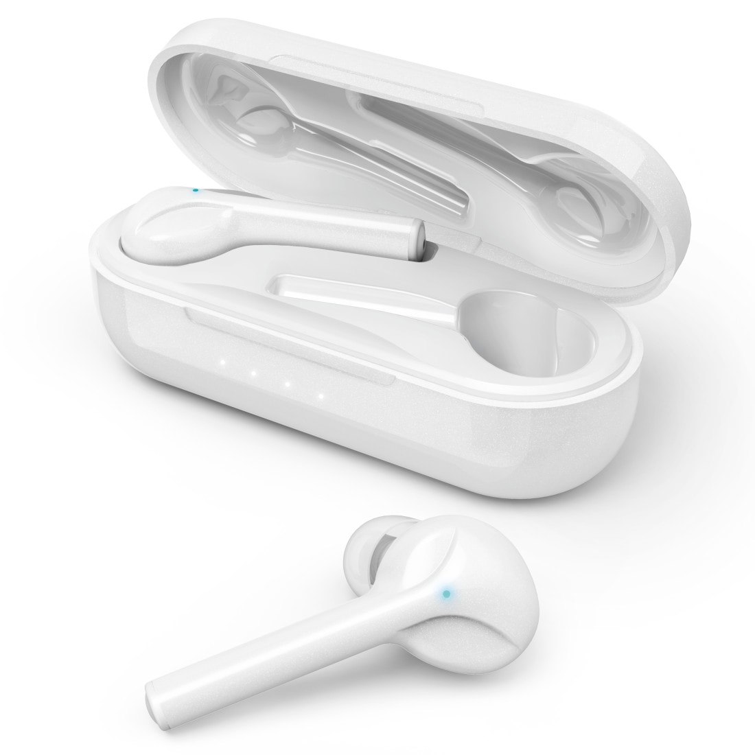 Hama In-Ear-Kopfhörer »Bluetooth® Kopfhörer Siri Garantie XXL Bluetooth-AVRCP Berührungssteuerung, und UNIVERSAL Ladebox«, | Wireless, A2DP Ear Sprachassistenten ➥ Assistant USB-C 3 Bluetooth-HFP-HSP, Google True Sprachsteuerung, In Anschluss, Jahre