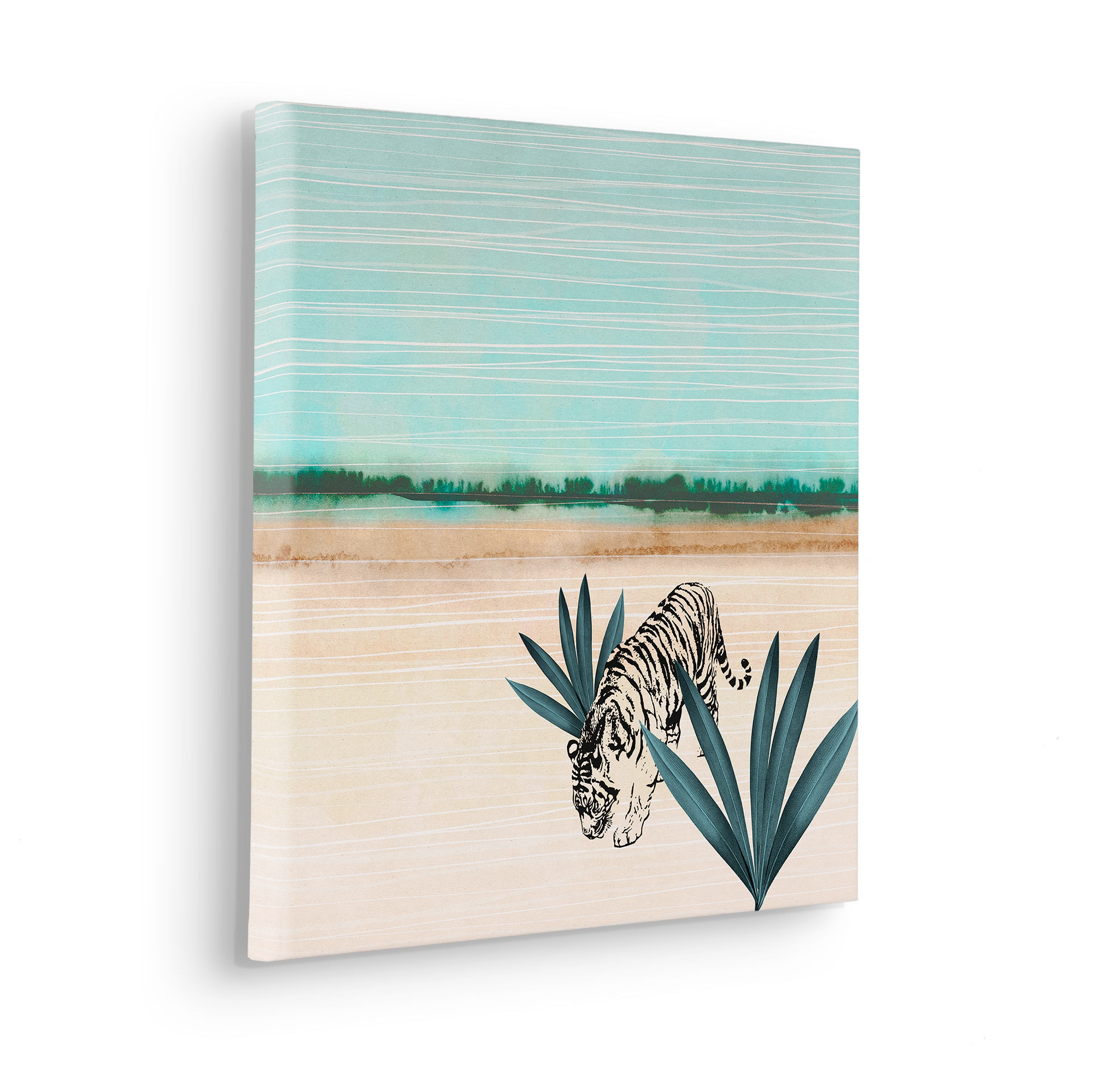 Komar Leinwandbild »Wild One - Größe 40 x 40 cm« Natur 1 Stk. tlg. Keilrahmenbild mi Echtholzrahmen