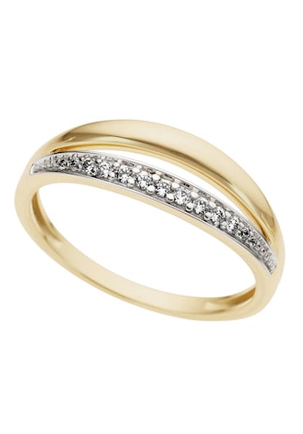 Diamantring »Schmuck Geschenk Gold 333 Damenring Goldring Diamant«