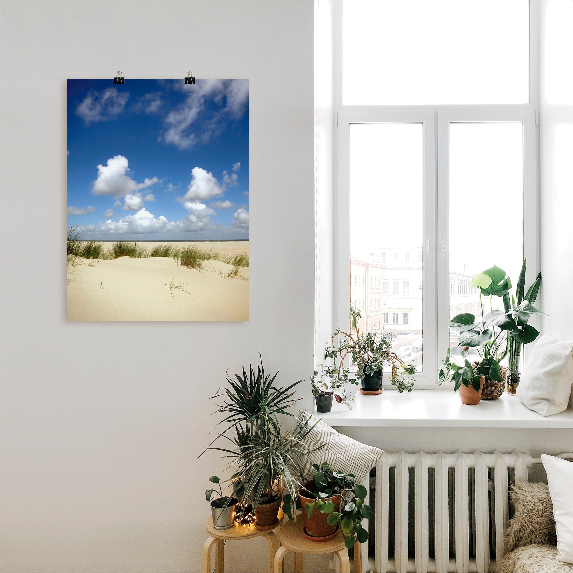 Artland Wandbild »Dünenlandschaft II«, Strand, (1 St.), als Alubild, Leinwandbild, Wandaufkleber oder Poster in versch. Größen