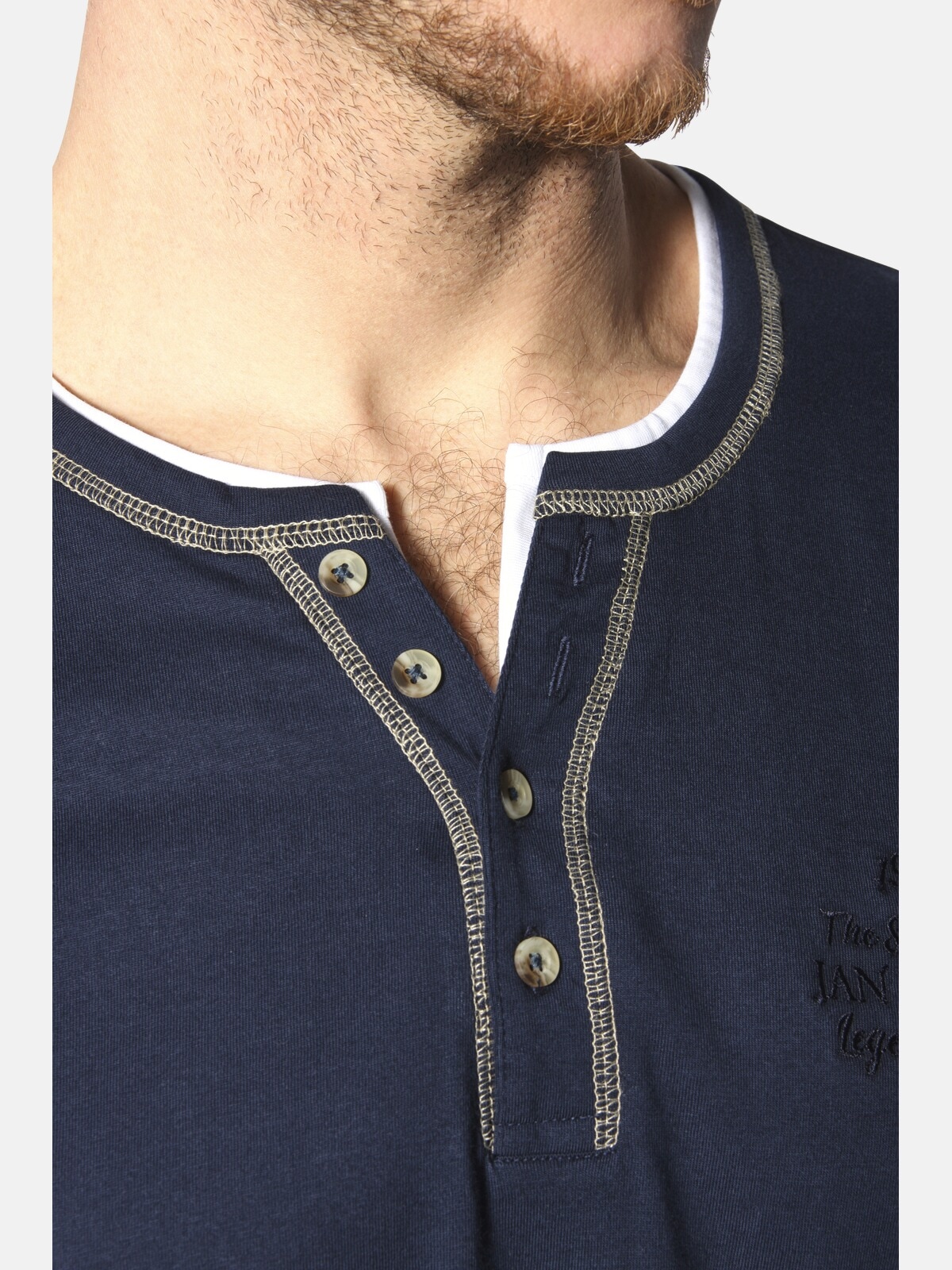 Jan Vanderstorm T-Shirt »T-Shirt HAFTOR«, (1 tlg.)