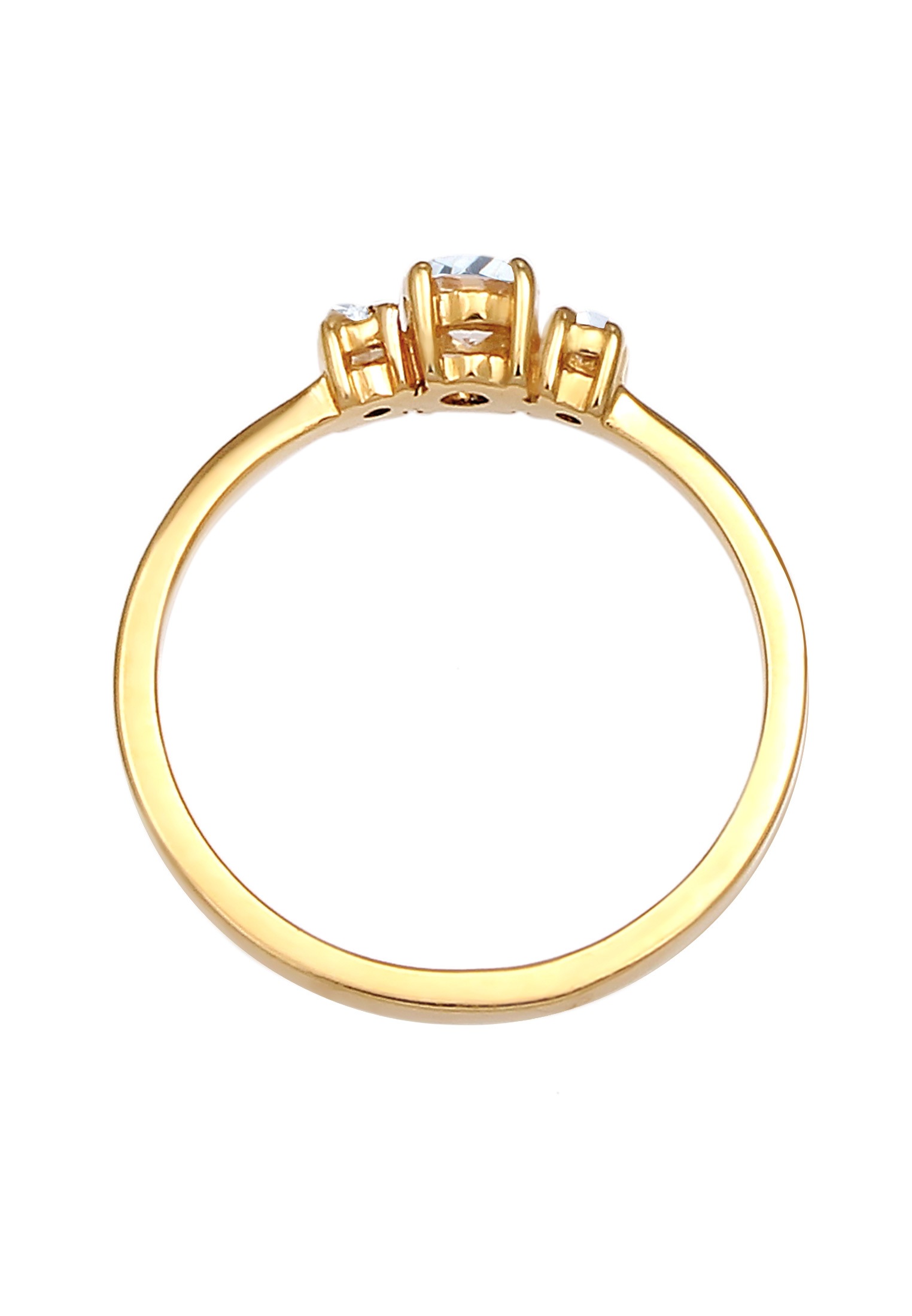 Elli Silberring »Ring Verlobungsring Zirkonia 925 Silber«