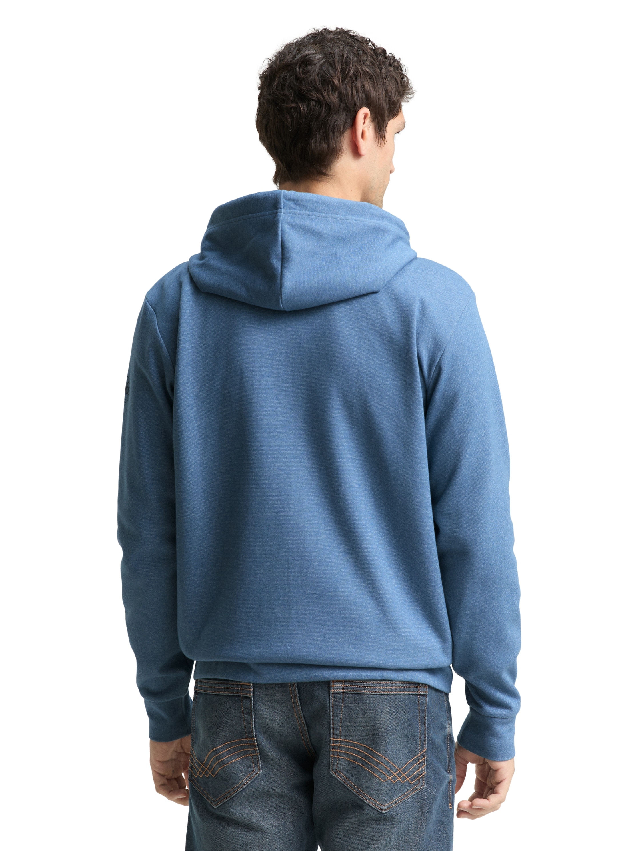 TOM TAILOR Kapuzensweatjacke mit Taschen