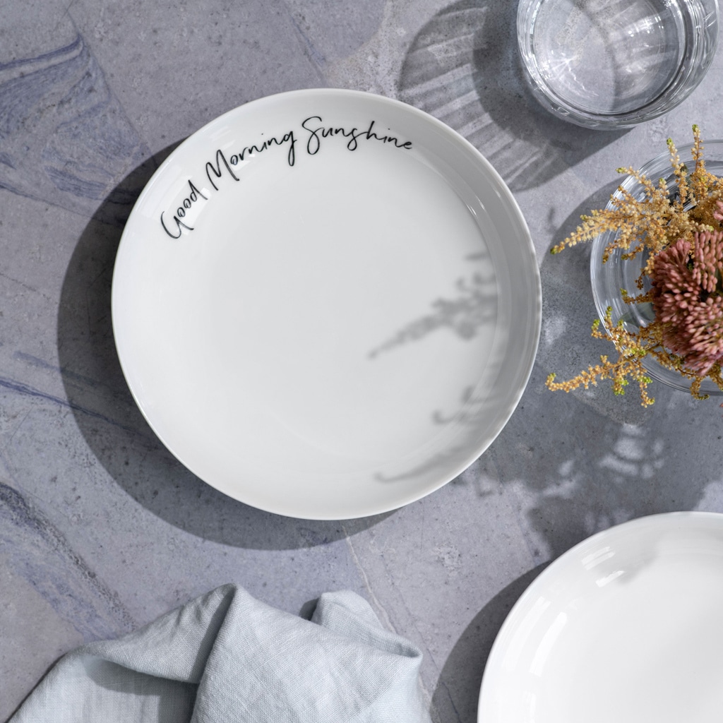 Villeroy & Boch Schale »Schalen Good Morning Sunshine Statement ø 18,7 cm 6er Set weiß« 6 tlg.