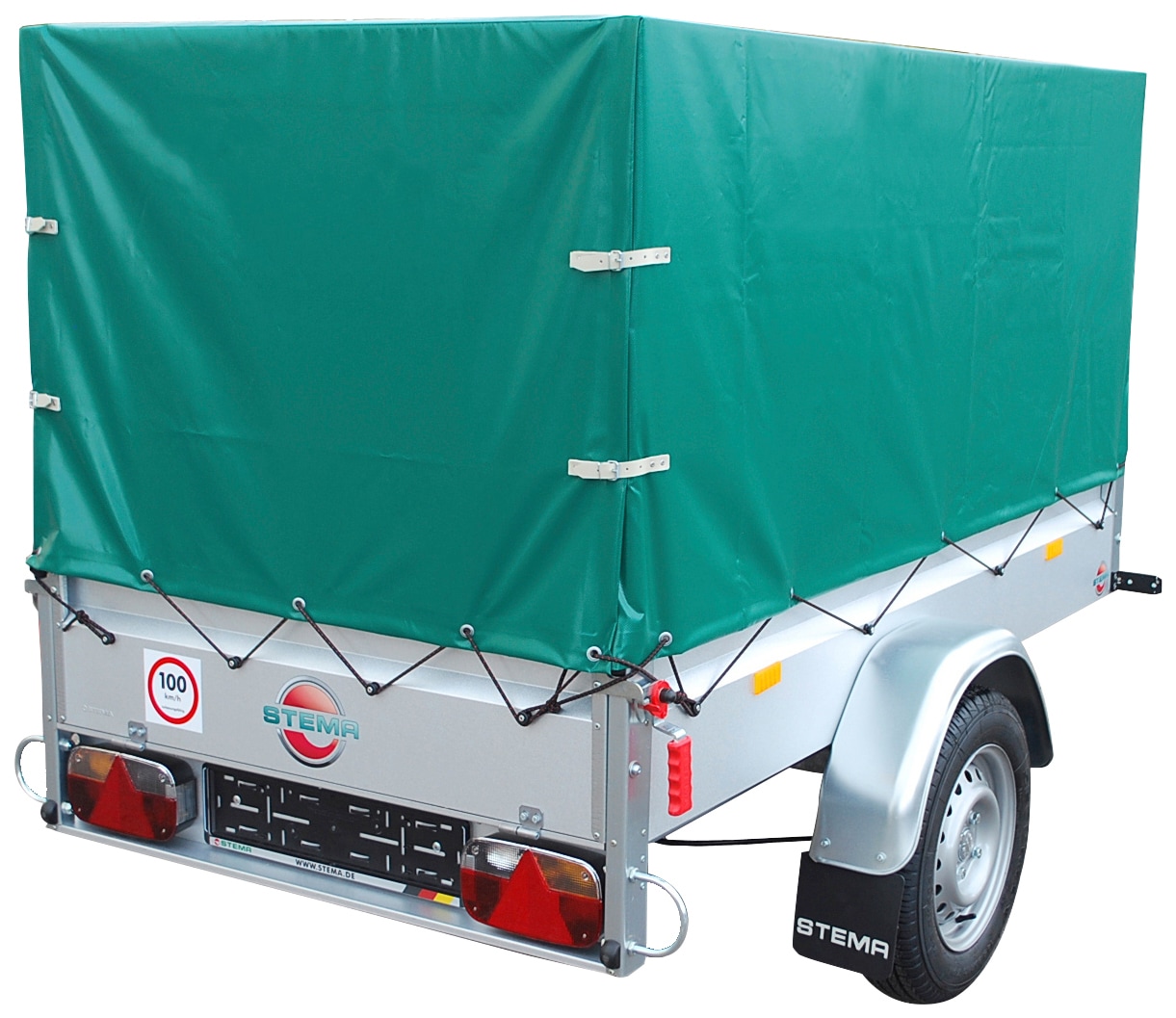 STEMA PKW-Anhänger »Basic 850 Set 80 cm und Zubehör« gebremst