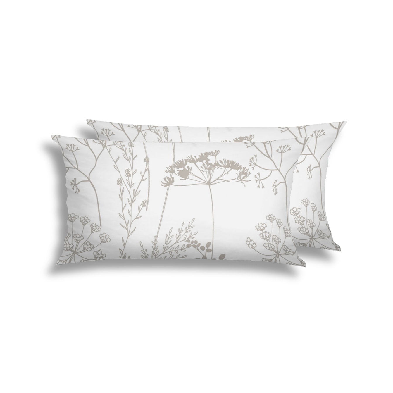 Florella Kissenbezüge »Isabel, Flausch-Flanell aus 100 % Baumwolle« Set bestehend aus: 2 x Kissen 40 x 80 cm