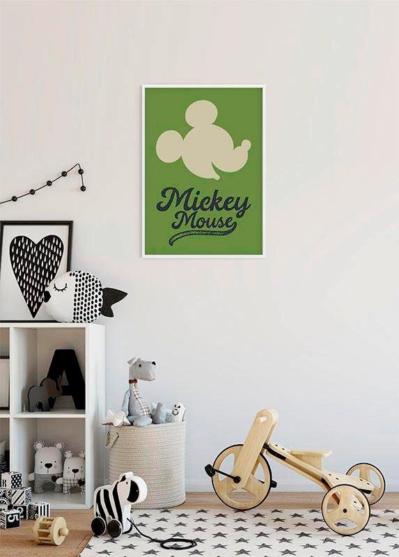 Komar Poster Head«, mit Mouse Kinderzimmer, Disney, Wohnzimmer XXL Green online | »Mickey Schlafzimmer, 3 kaufen Garantie Jahren