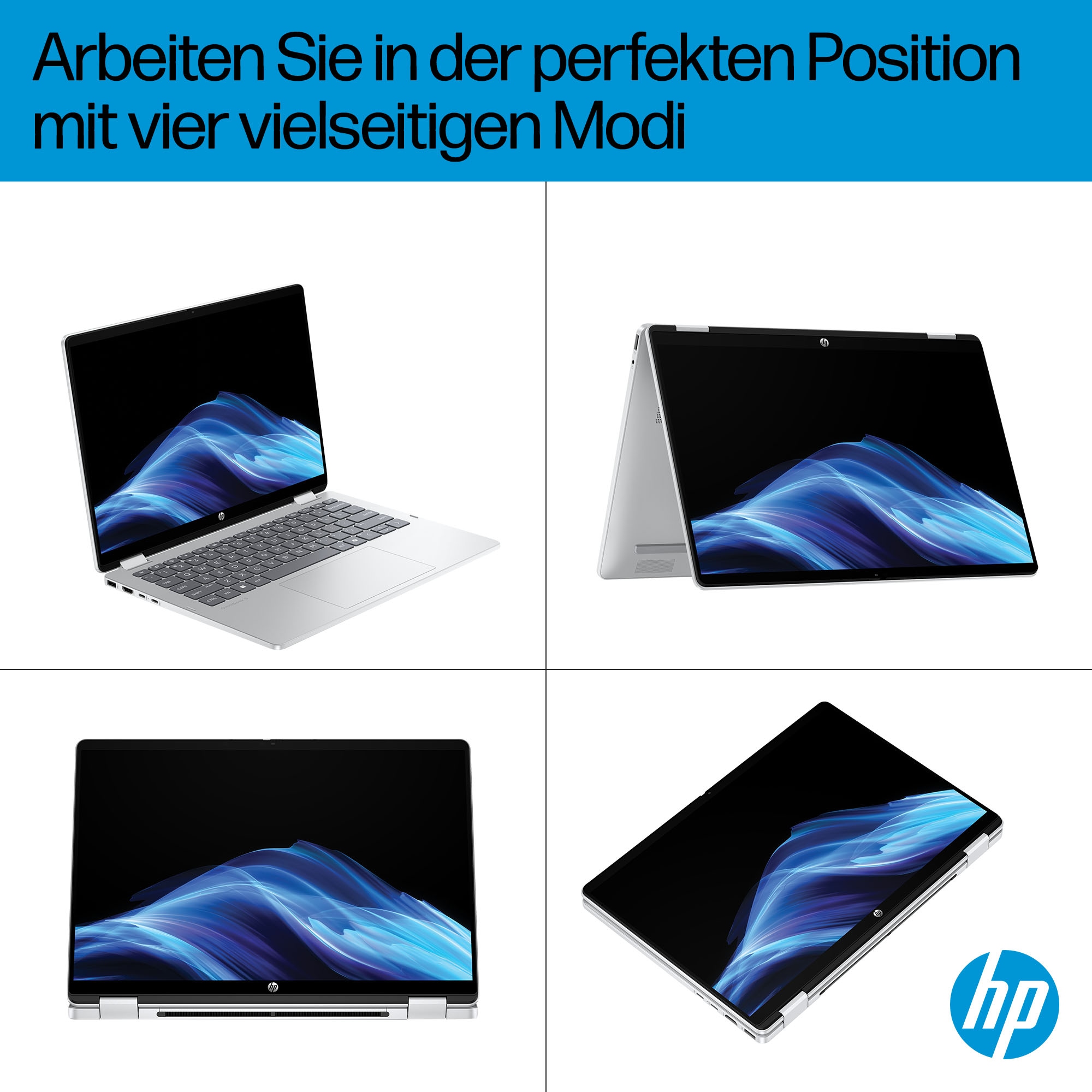 HP Convertible Notebook »14-fp0250ngx« 35,56 cm / 14 ″ Intel Core 5 Intel Graphics 256 GB SSD